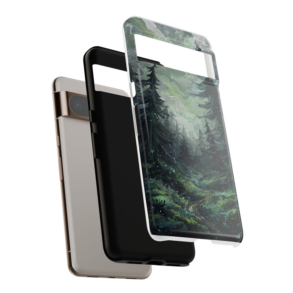 Phone Case, Whimsical Enchanted Forest, Tough Protective Cover, Unique Gift, Trendy