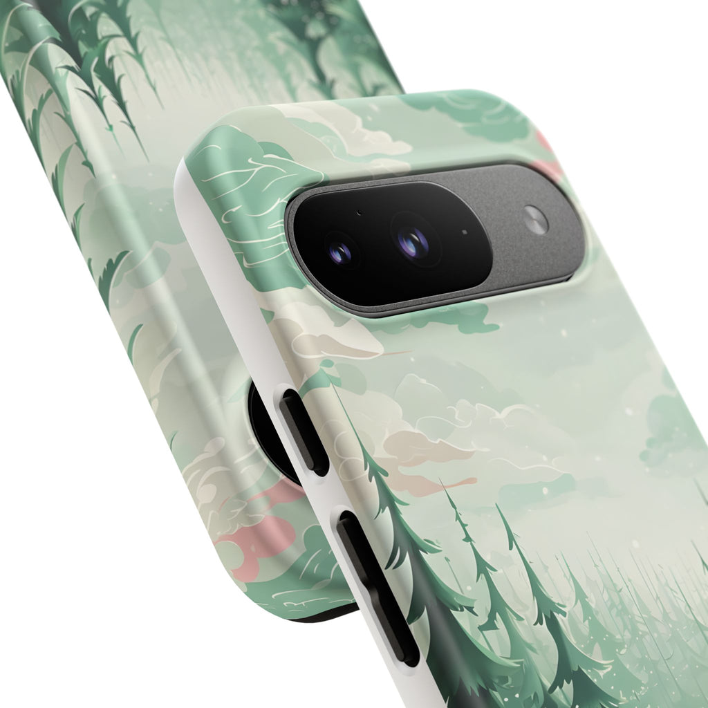 Phone Case, Tough Cover, Whimsical Enchanted Forest, Protective Phone Accessories, Forest Theme Phone Skin