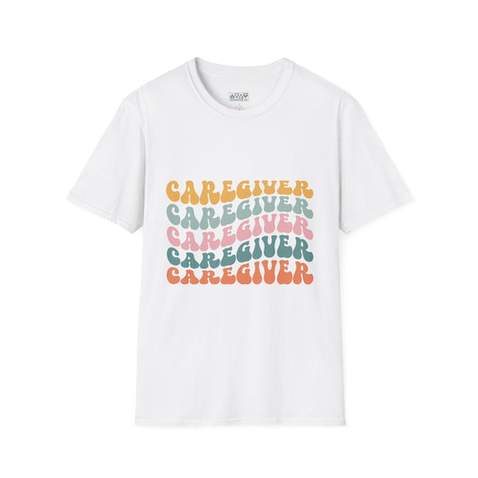 Caregiver Unisex Softstyle T-Shirt, Perfect Gift for Nurses, Health Workers, Caregivers, Appreciation Day, Wellness Wear