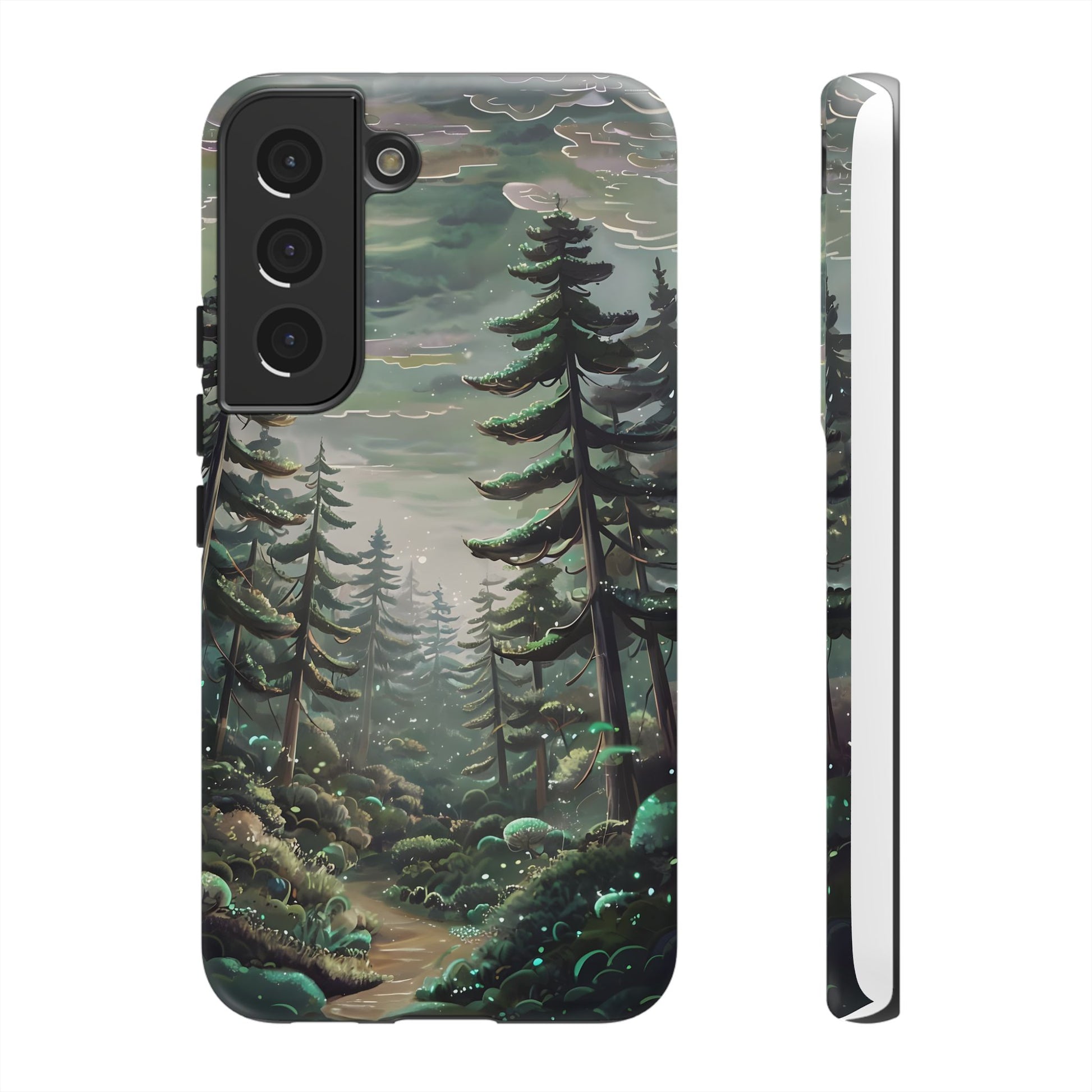 Phone Case, Whimsical Anime Forest Illustration Brimming With Enchantment, Tough Protective Cover, Unique Gift, Trendy