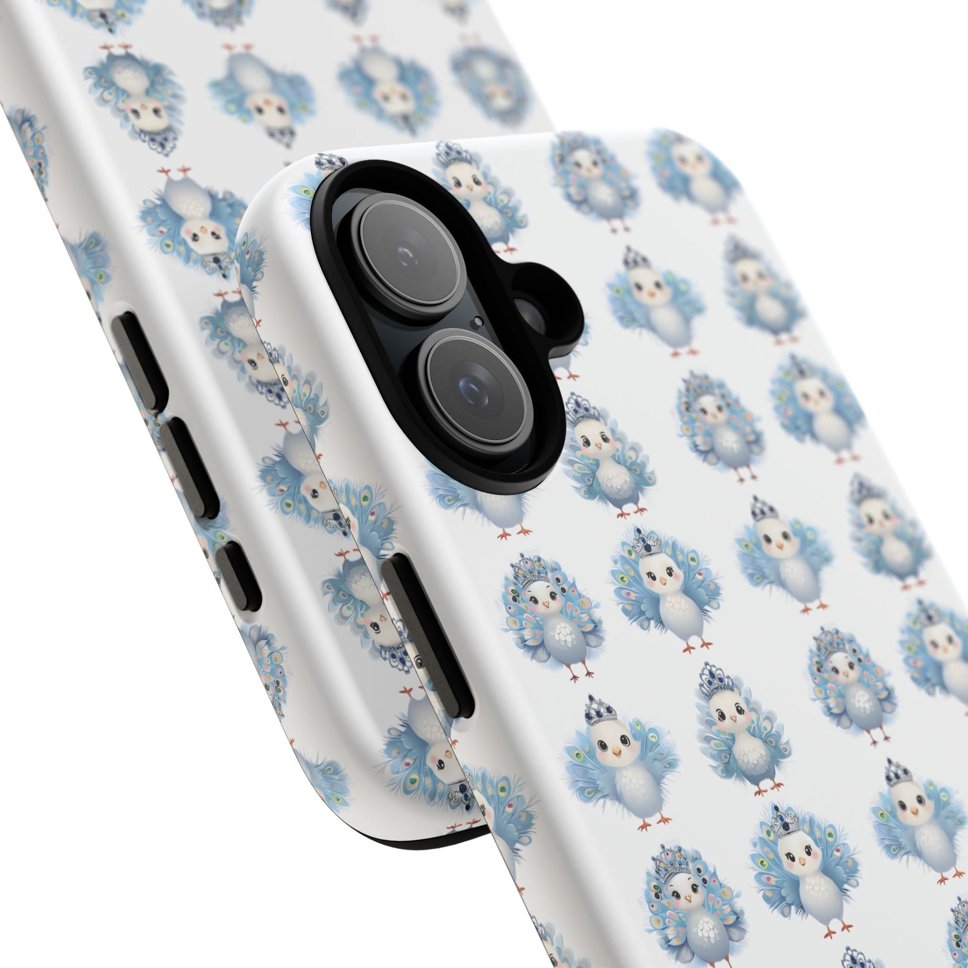 Tough Cases, Peacock Phone Covers, Animal Lover Gift, Cute Bird Accessories, Tiara Design, Protective Shell