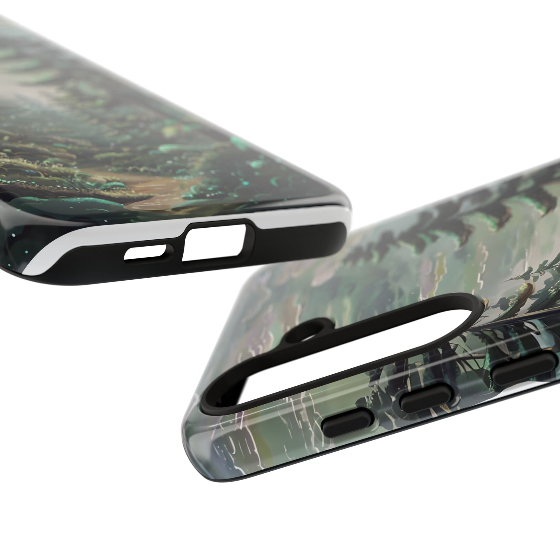 Phone Case, Whimsical Anime Forest Illustration Brimming With Enchantment, Tough Protective Cover, Unique Gift, Trendy