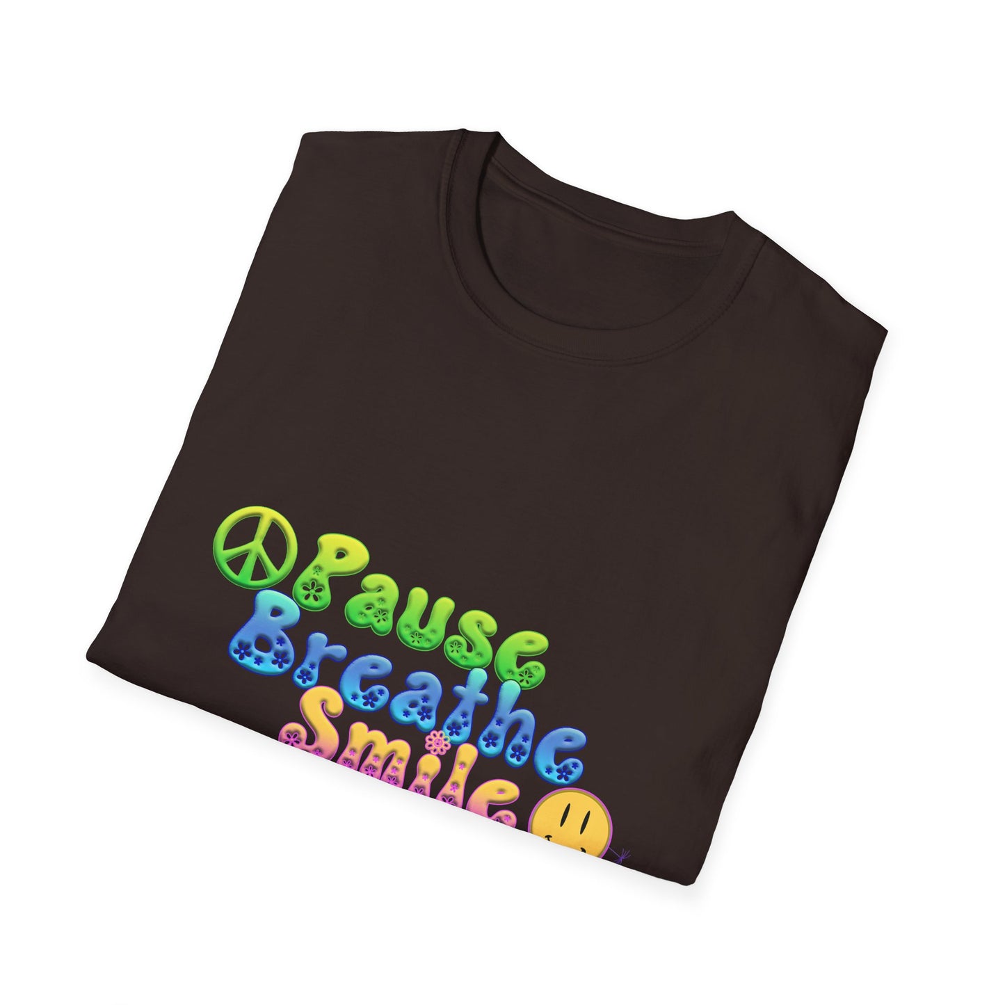 Meditation Reminder Tee, Mindfulness Shirt, Relaxation Tshirt, Yoga Top, Self Care Apparel, Inspirational Quote Clothing