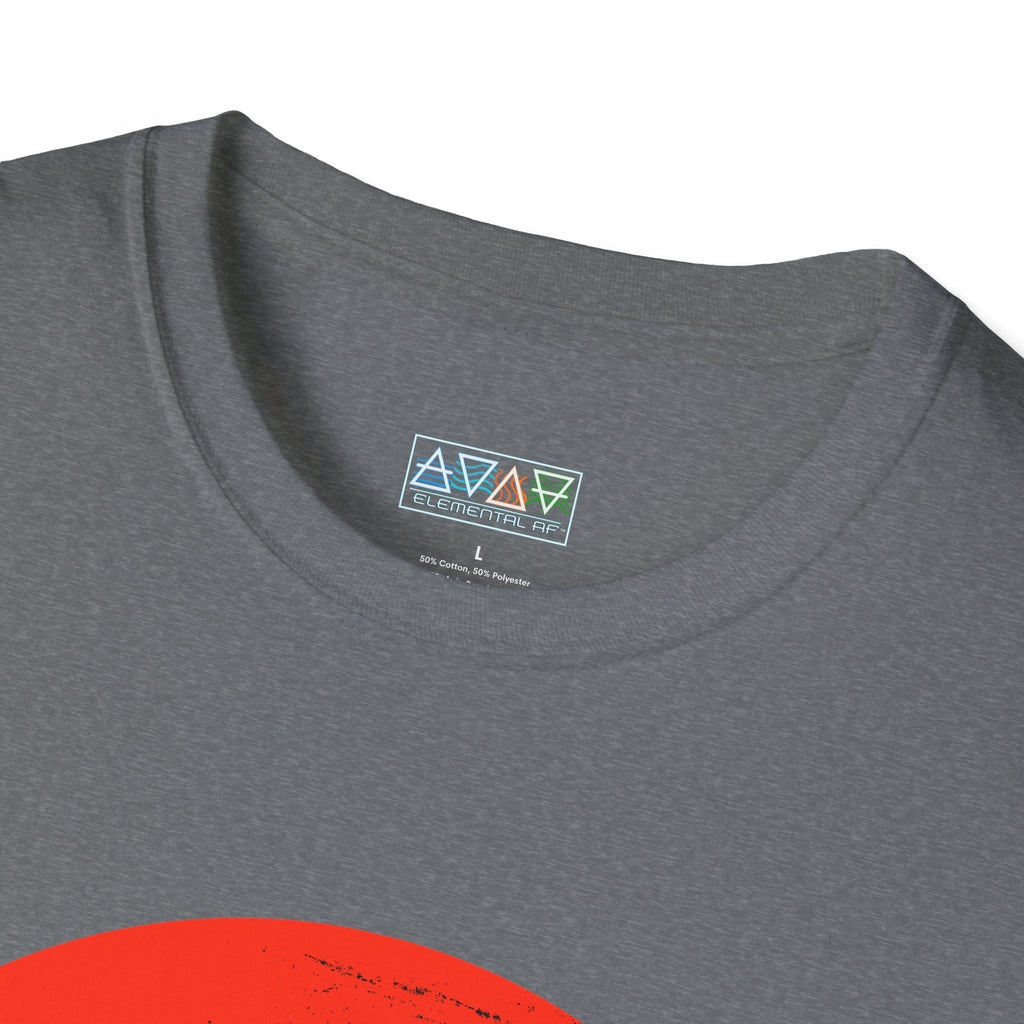 Retro Alien Vibes Unisex Softstyle T-Shirt, Cute Graphic Tee for Casual Wear, Fun Gift for Sci-Fi Lovers, Summer Party Shirt, Peace Sign Tee