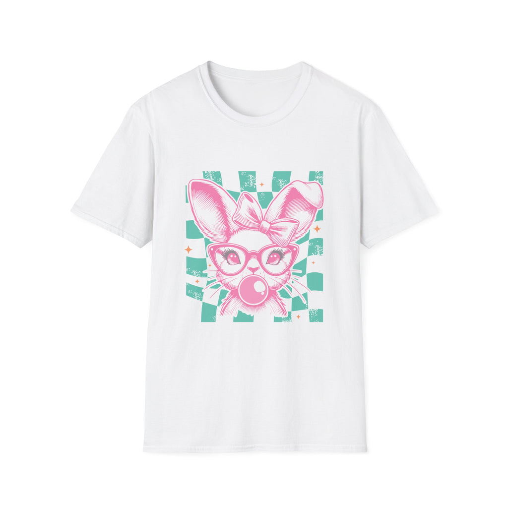Cute Bunny Graphic T-Shirt, Easter Gift, Spring Fashion, Animal Lover Tee, Fun Casual Wear, Unisex Softstyle Top