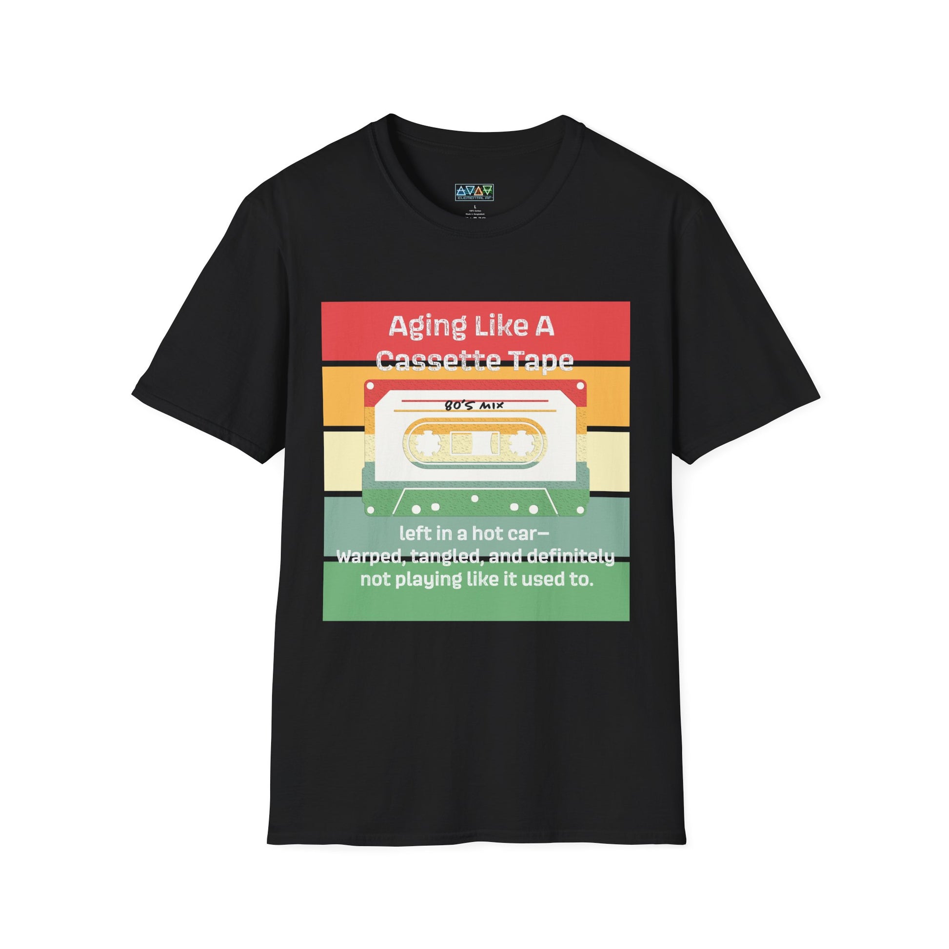 Retro Cassette Tape T-Shirt | Nostalgic Music Vibes, Fun Gift for Music Lovers, Casual Outfit, Birthday Present, Unisex Graphic Tee