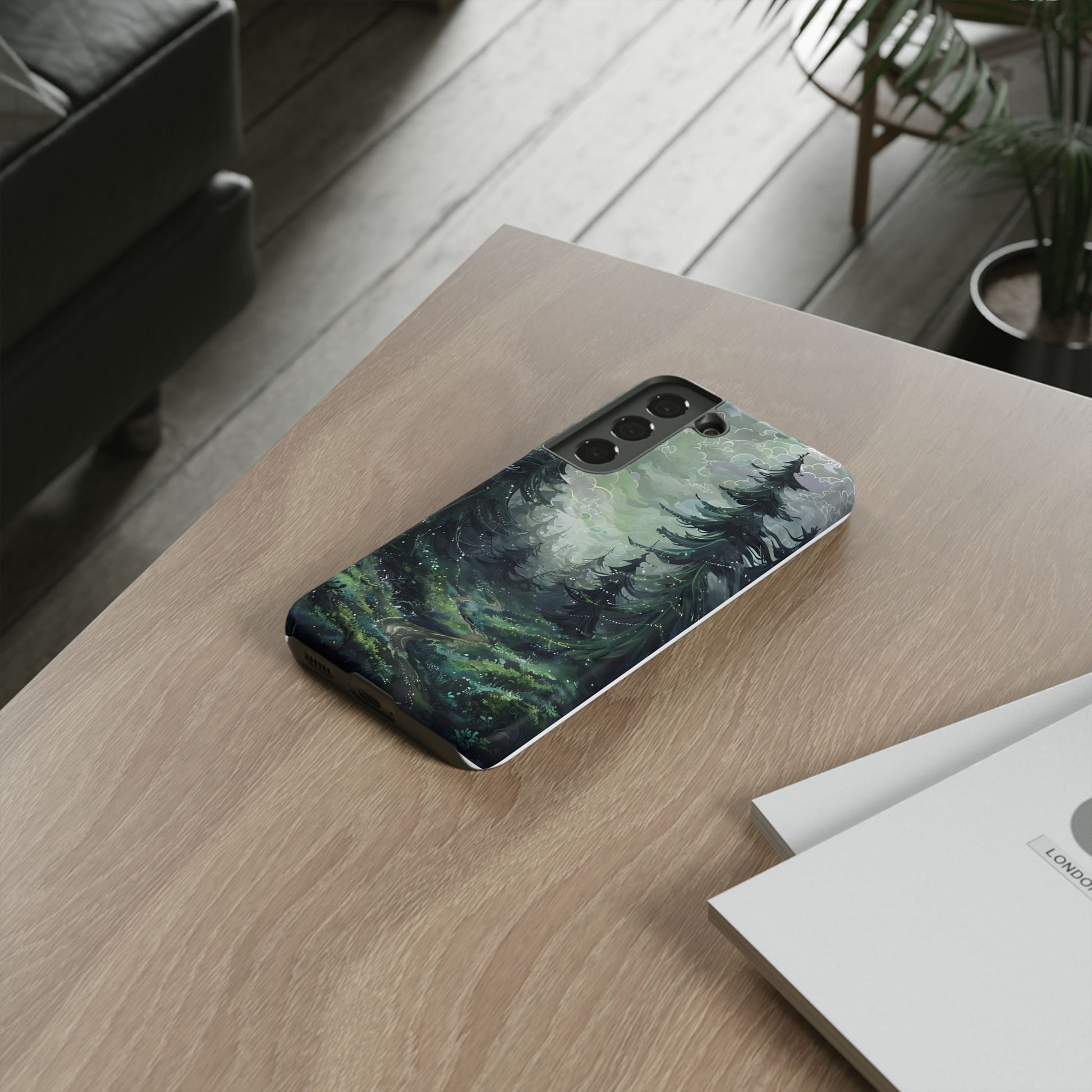 Phone Case, Whimsical Enchanted Forest, Tough Protective Cover, Unique Gift, Trendy