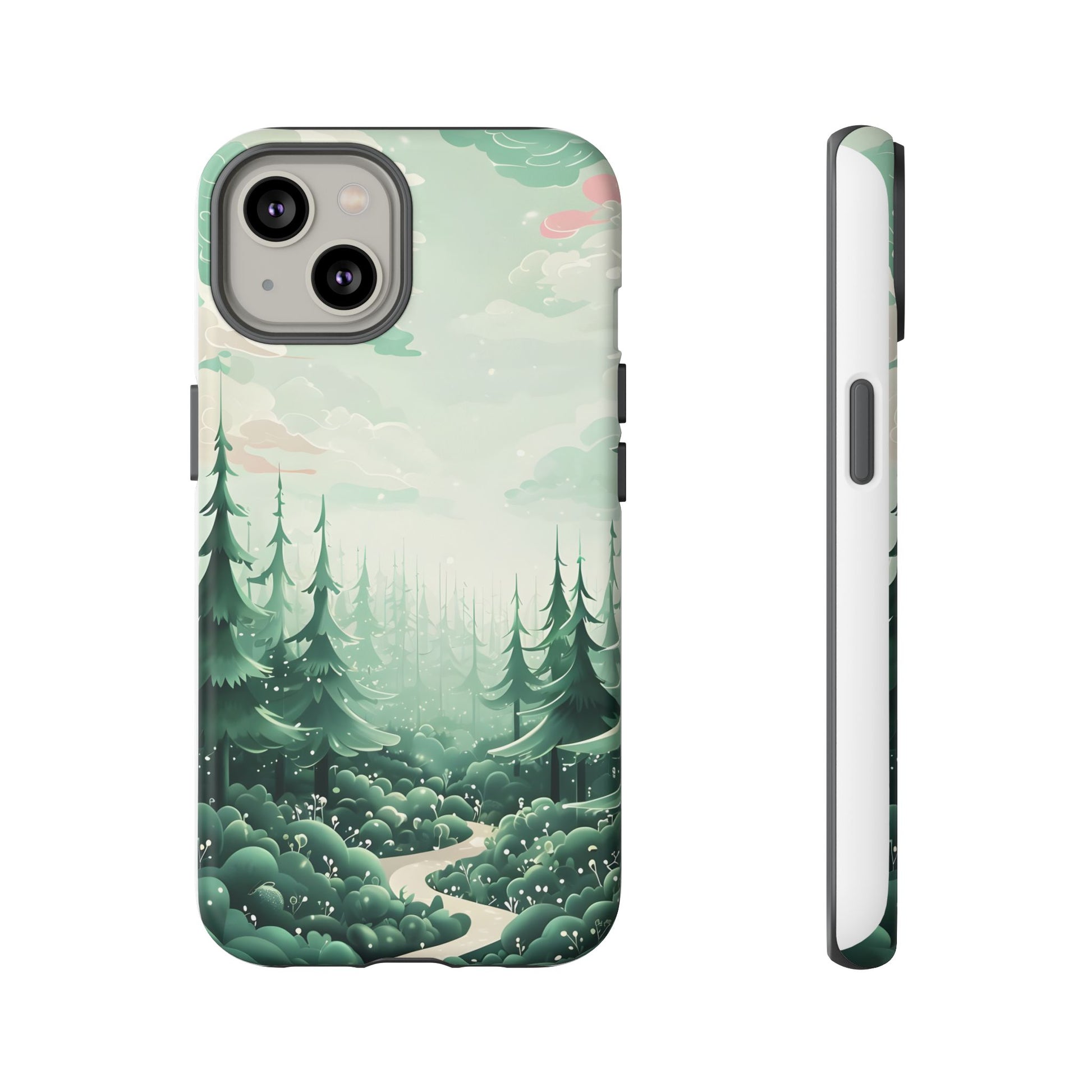 Phone Case, Tough Cover, Whimsical Enchanted Forest, Protective Phone Accessories, Forest Theme Phone Skin