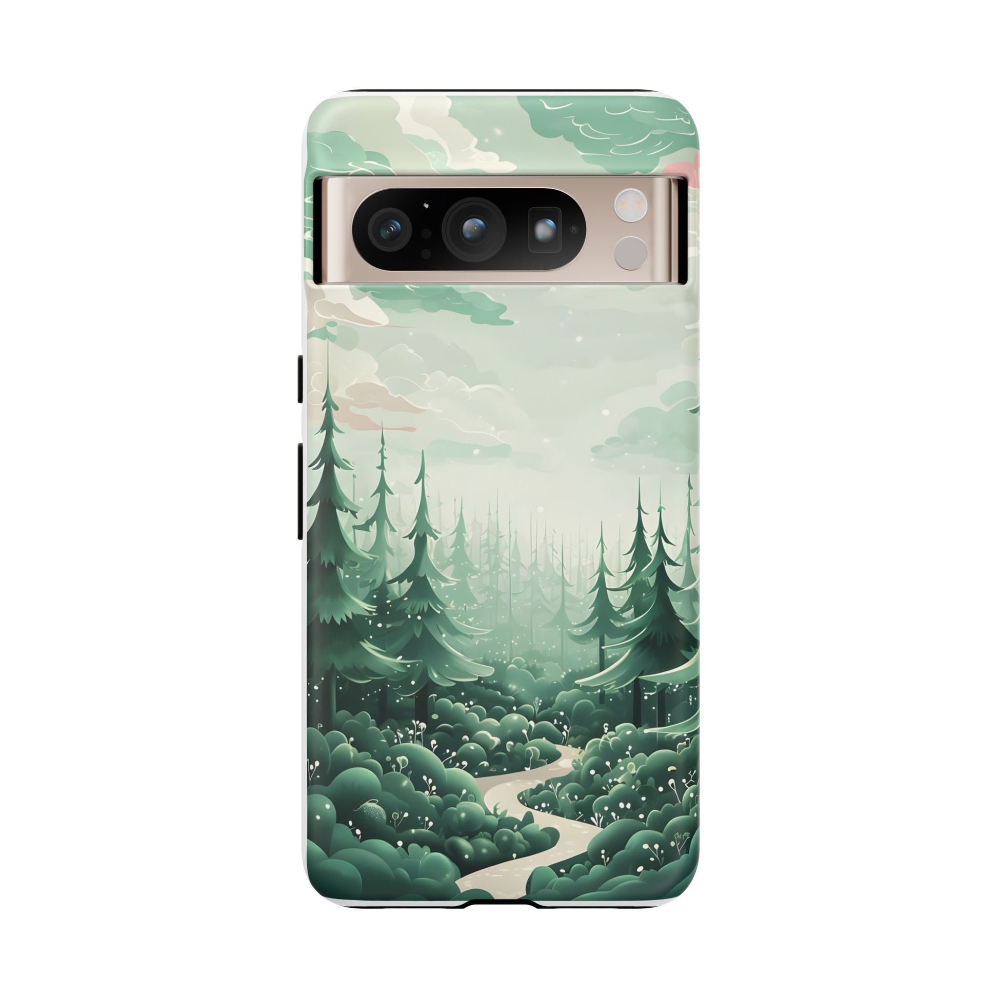 Phone Case, Tough Cover, Whimsical Enchanted Forest, Protective Phone Accessories, Forest Theme Phone Skin