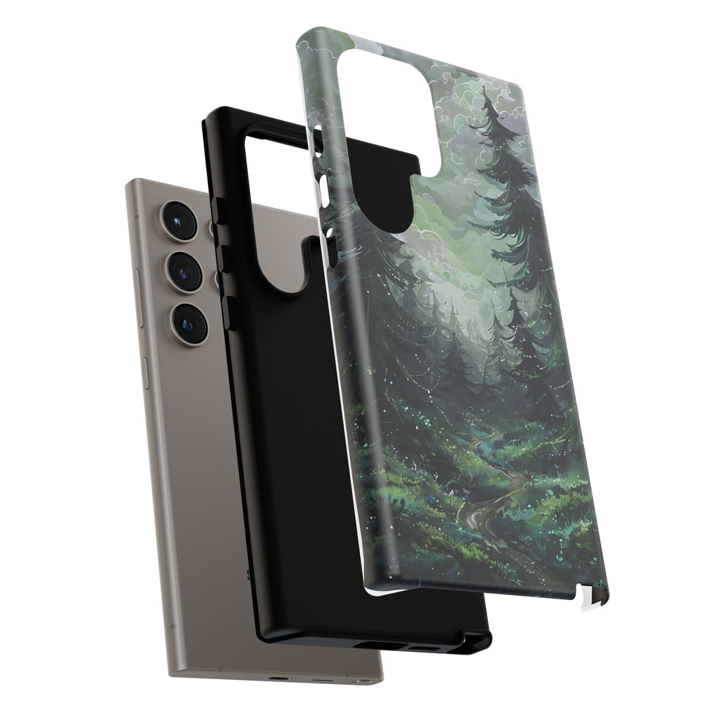 Phone Case, Whimsical Enchanted Forest, Tough Protective Cover, Unique Gift, Trendy