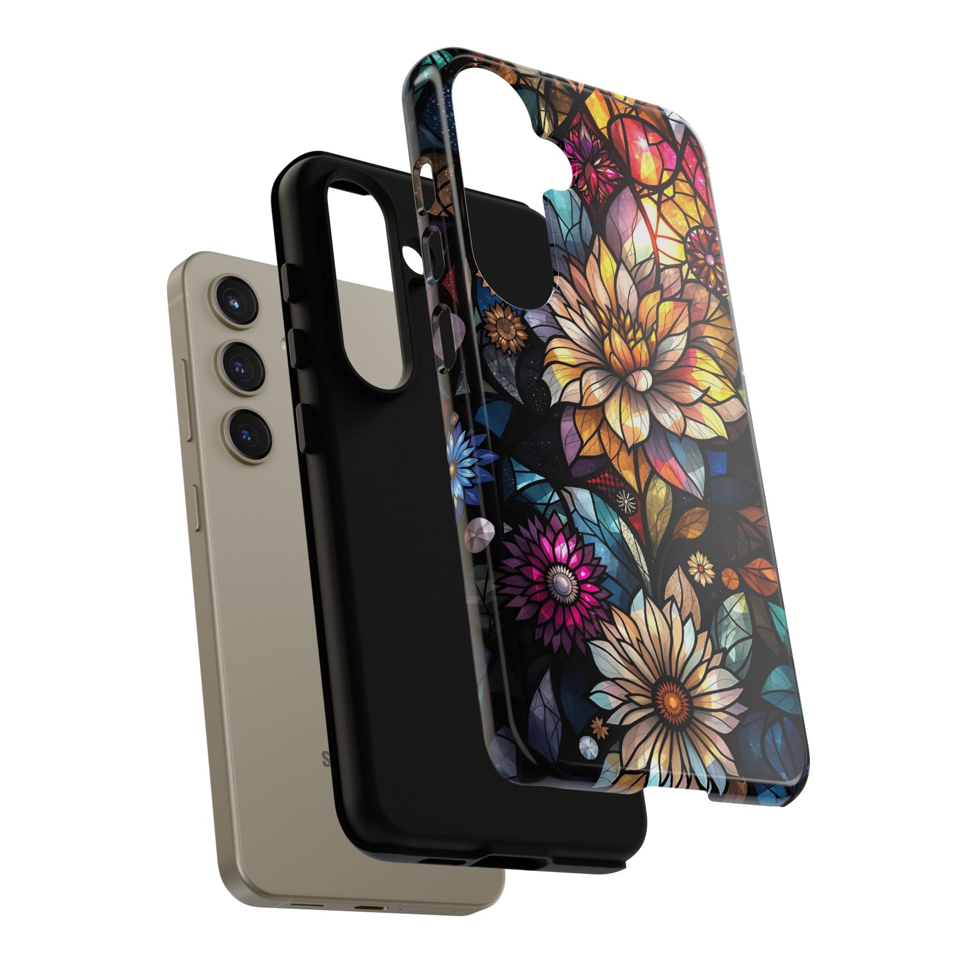 Floral Phone Case - Vibrant Petal Pattern, Tough Protection, Stylish Accessory, Gift for Nature Lovers, Eco-Friendly Design, Floral Art