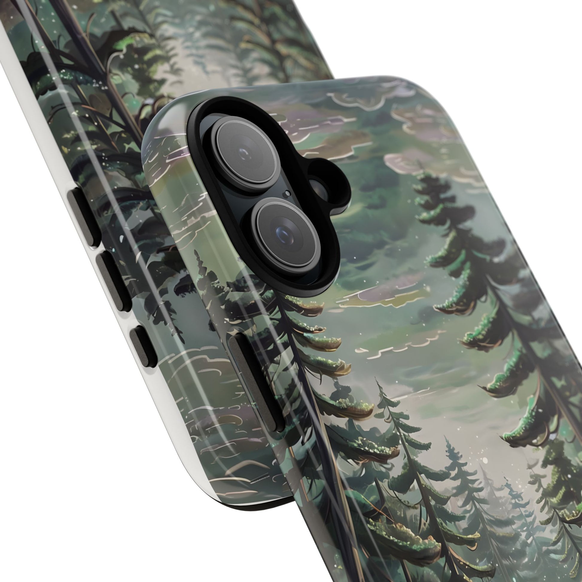 Phone Case, Whimsical Anime Forest Illustration Brimming With Enchantment, Tough Protective Cover, Unique Gift, Trendy