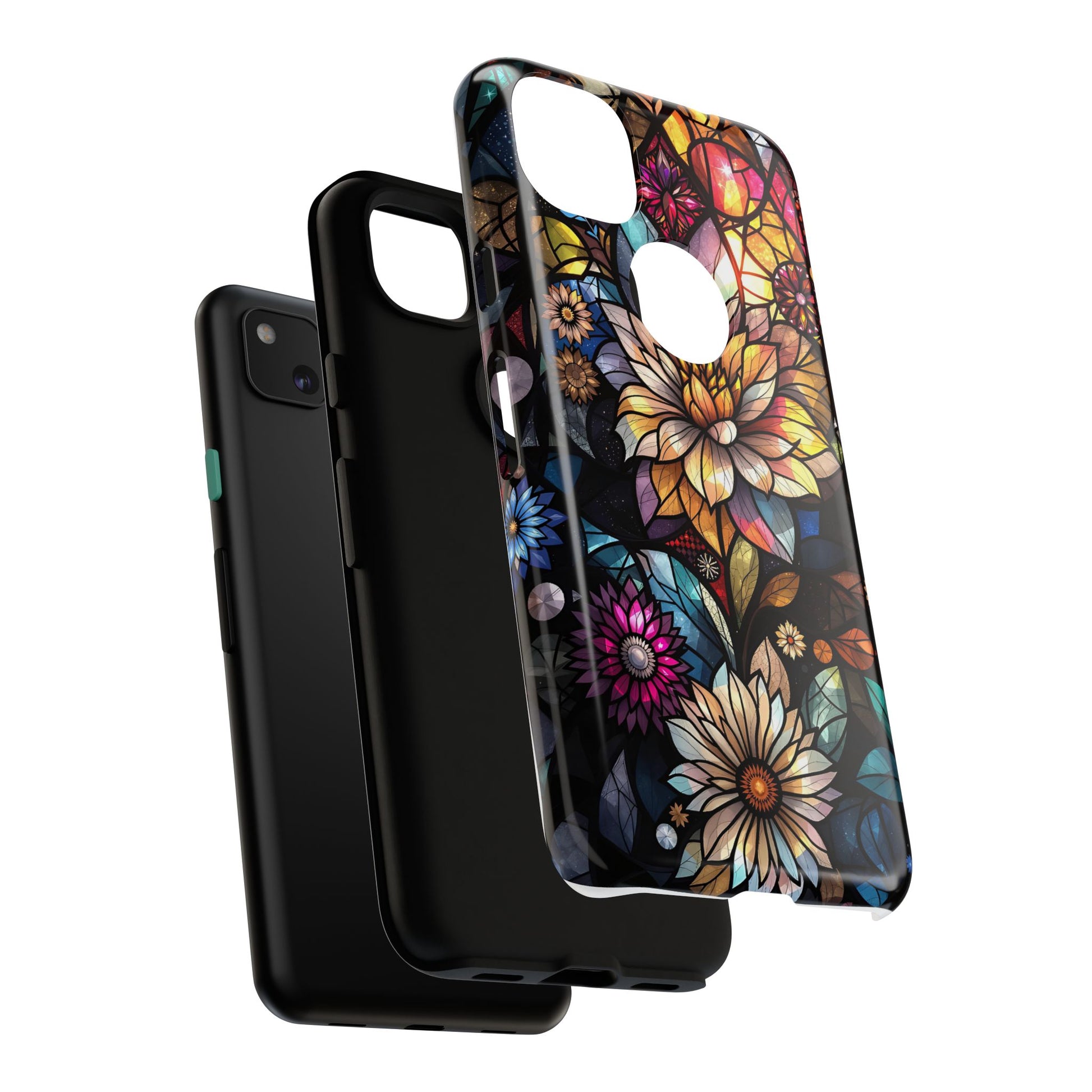Floral Phone Case - Vibrant Petal Pattern, Tough Protection, Stylish Accessory, Gift for Nature Lovers, Eco-Friendly Design, Floral Art