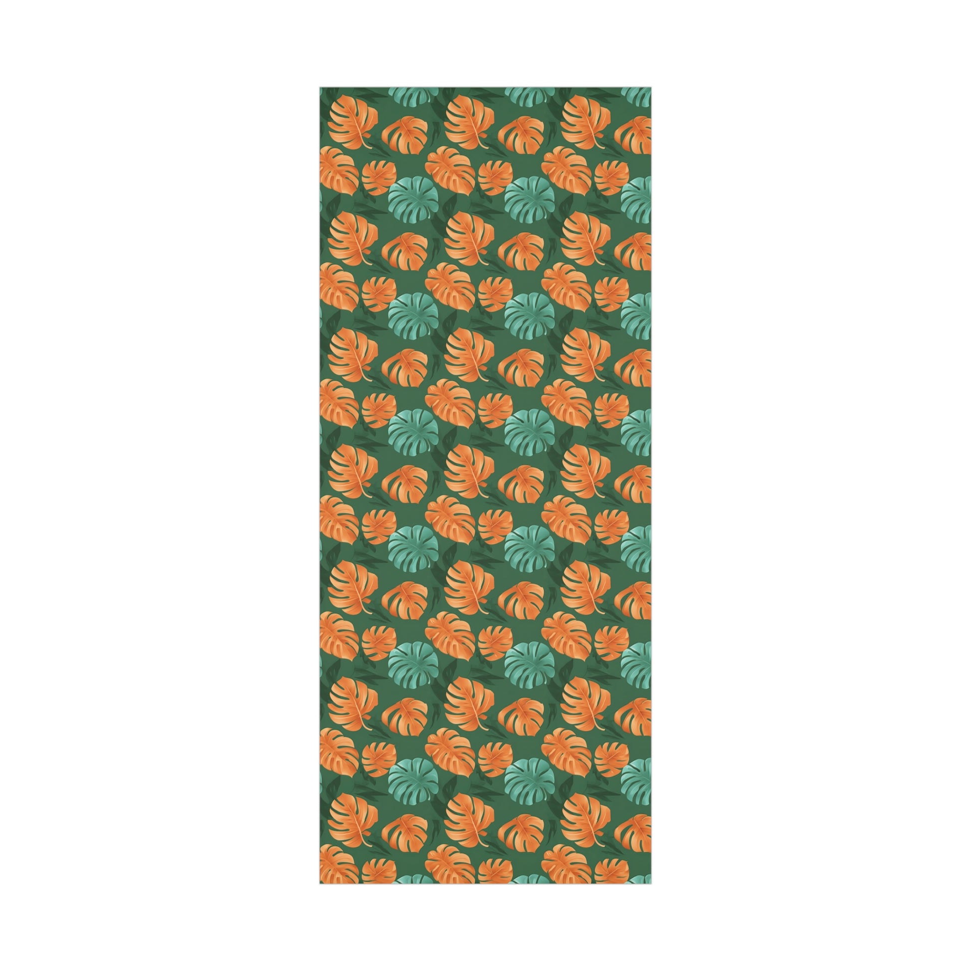 Wrapping Paper, Tropical Monstera Leaf Gift Wrap, Botanical Pattern Sheets, Colorful Holiday Gift Wrap, Jungle Party Wrap Roll, Leafy