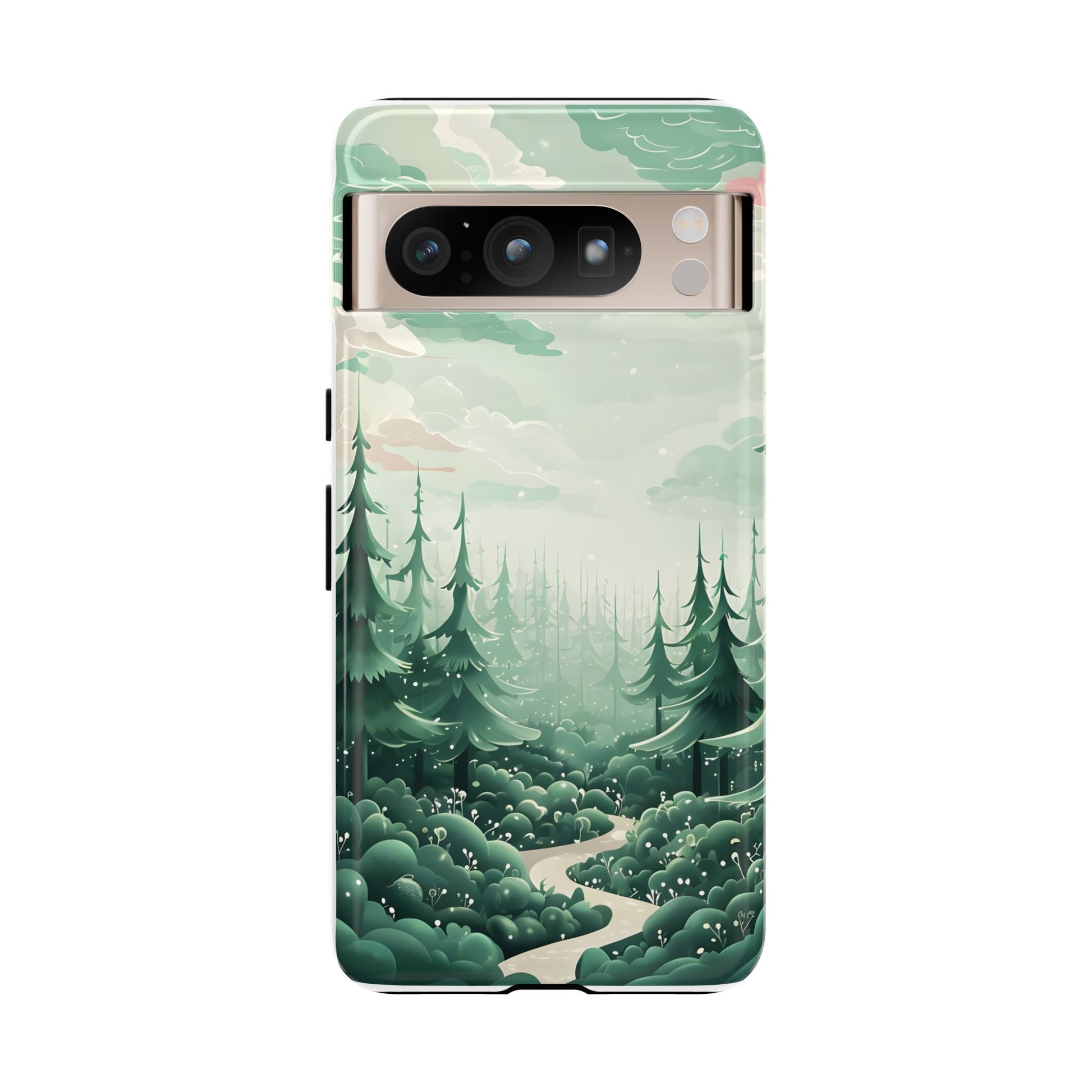Phone Case, Tough Cover, Whimsical Enchanted Forest, Protective Phone Accessories, Forest Theme Phone Skin
