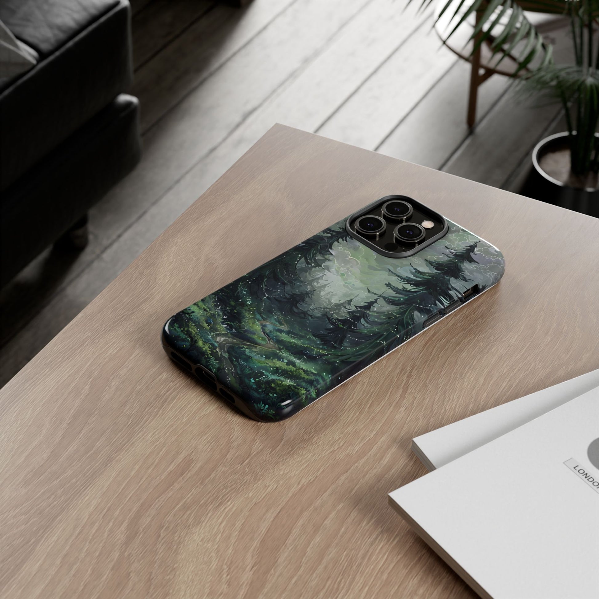 Phone Case, Whimsical Enchanted Forest, Tough Protective Cover, Unique Gift, Trendy