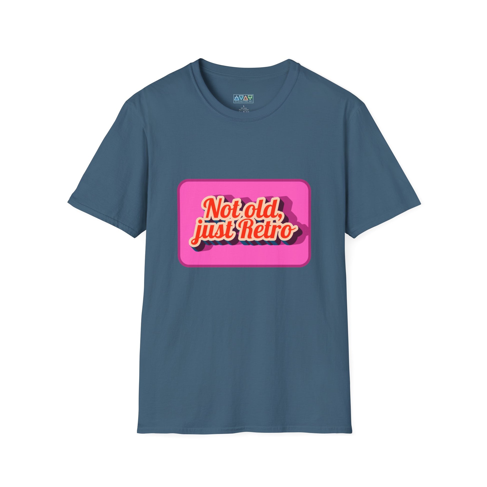 Not old, just Retro Unisex T-Shirt, Funny Vintage Style Tee, Cool Graphic Shirt, Midlife, Classic Apparel
