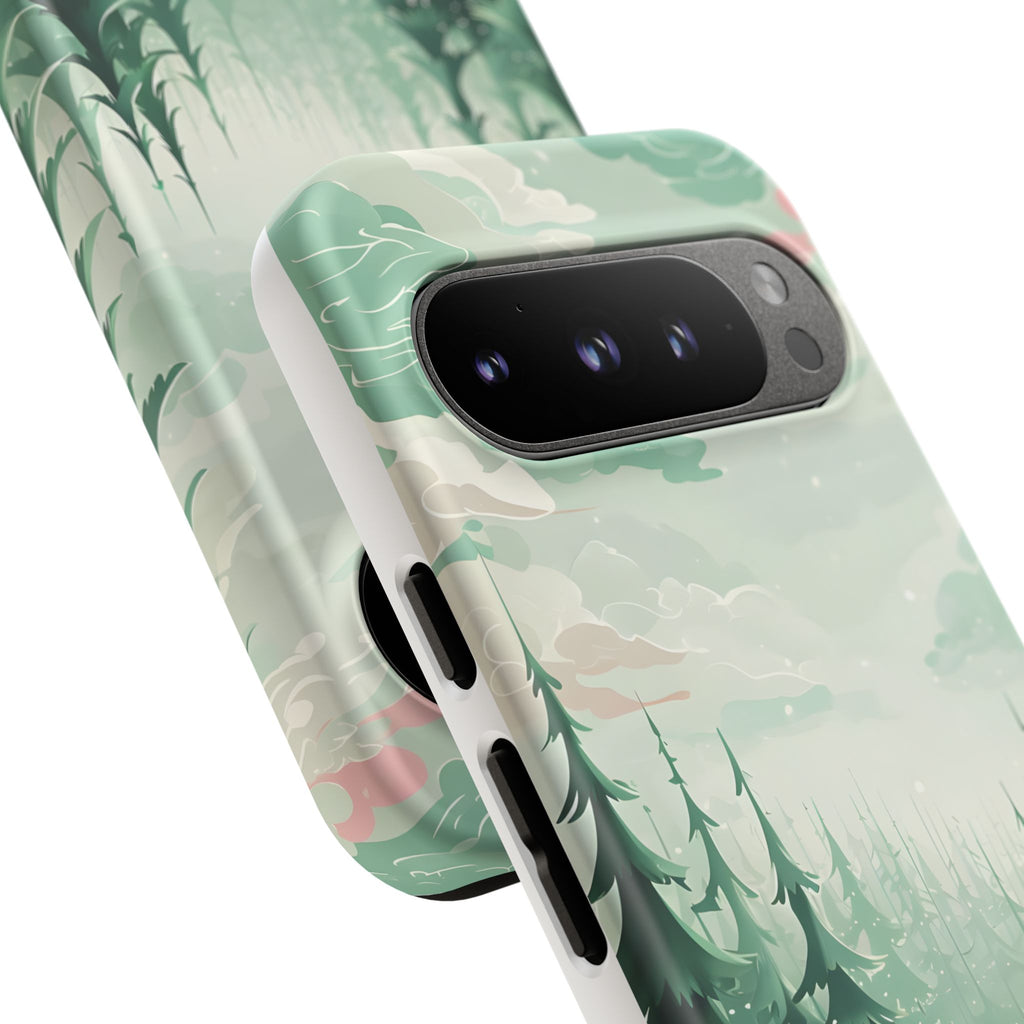 Phone Case, Tough Cover, Whimsical Enchanted Forest, Protective Phone Accessories, Forest Theme Phone Skin