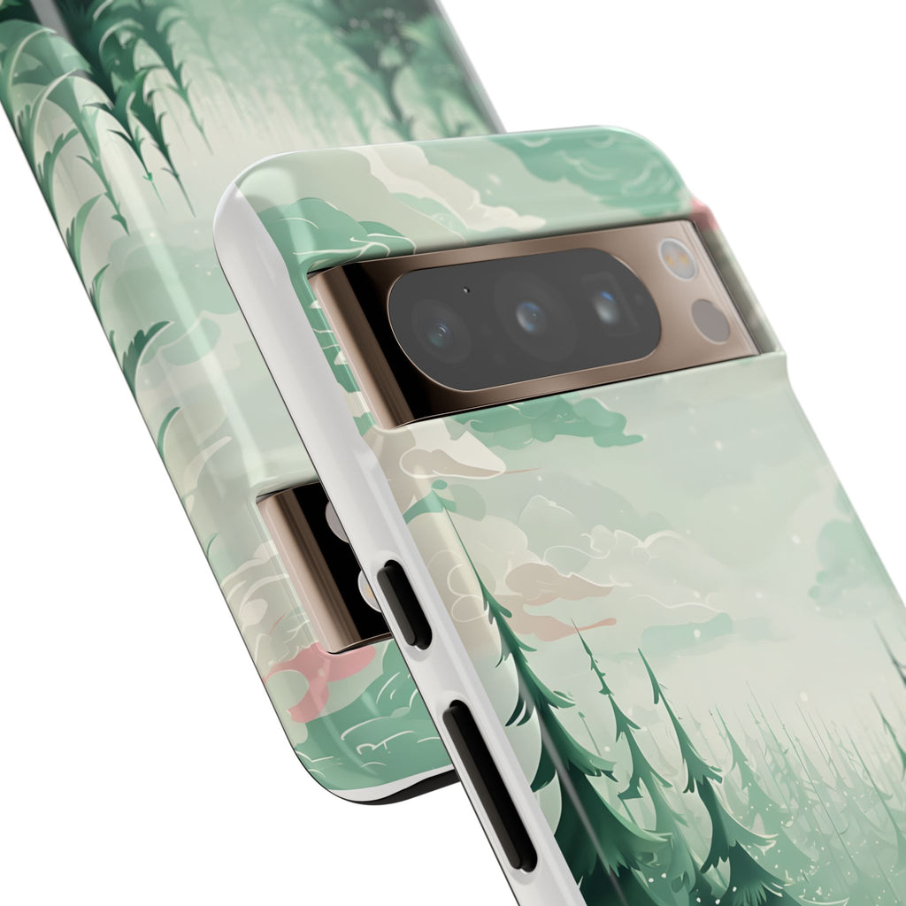 Phone Case, Tough Cover, Whimsical Enchanted Forest, Protective Phone Accessories, Forest Theme Phone Skin