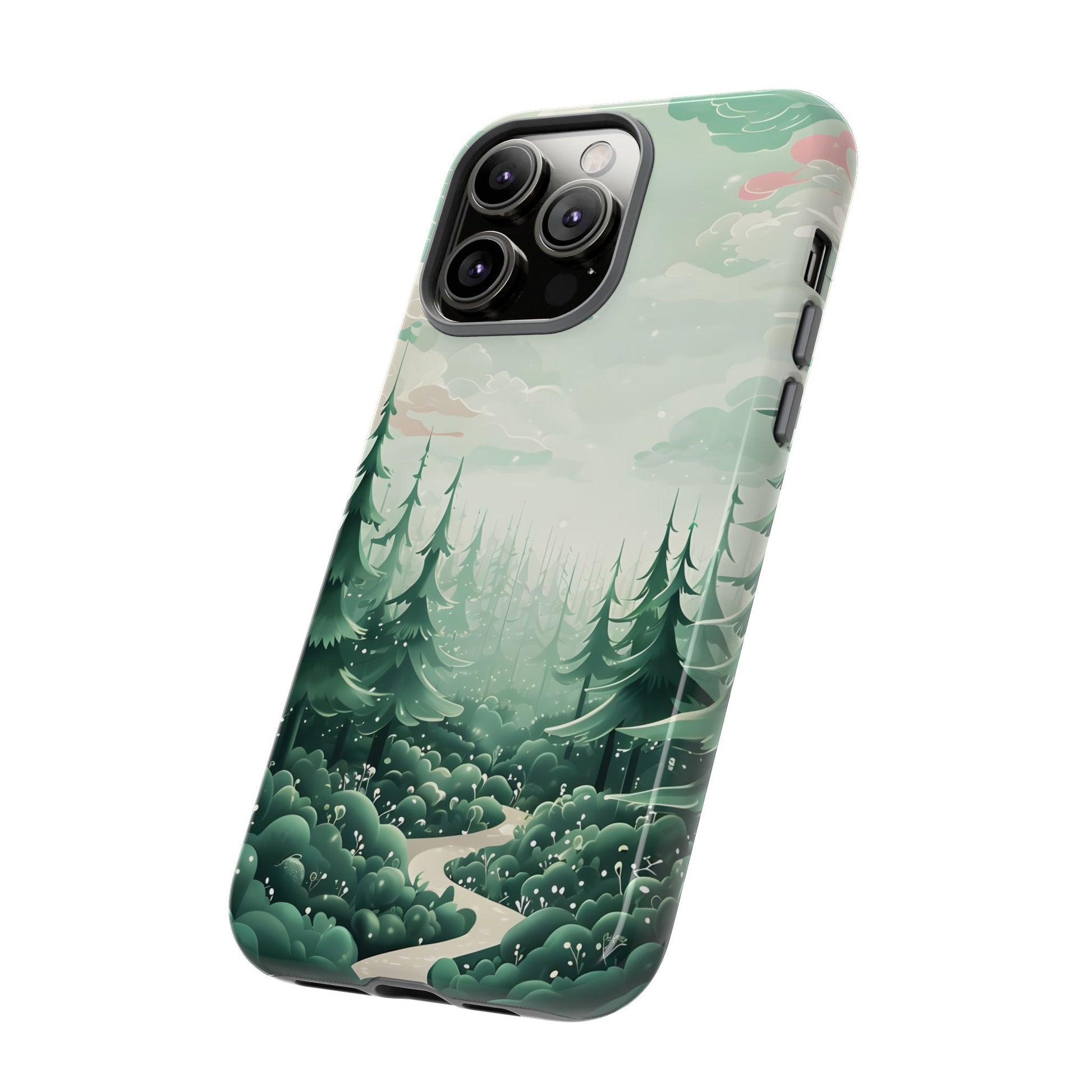 Phone Case, Tough Cover, Whimsical Enchanted Forest, Protective Phone Accessories, Forest Theme Phone Skin