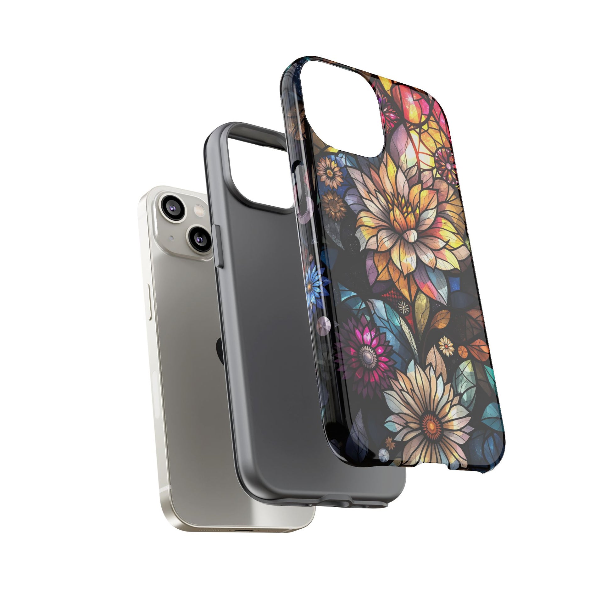 Floral Phone Case - Vibrant Petal Pattern, Tough Protection, Stylish Accessory, Gift for Nature Lovers, Eco-Friendly Design, Floral Art