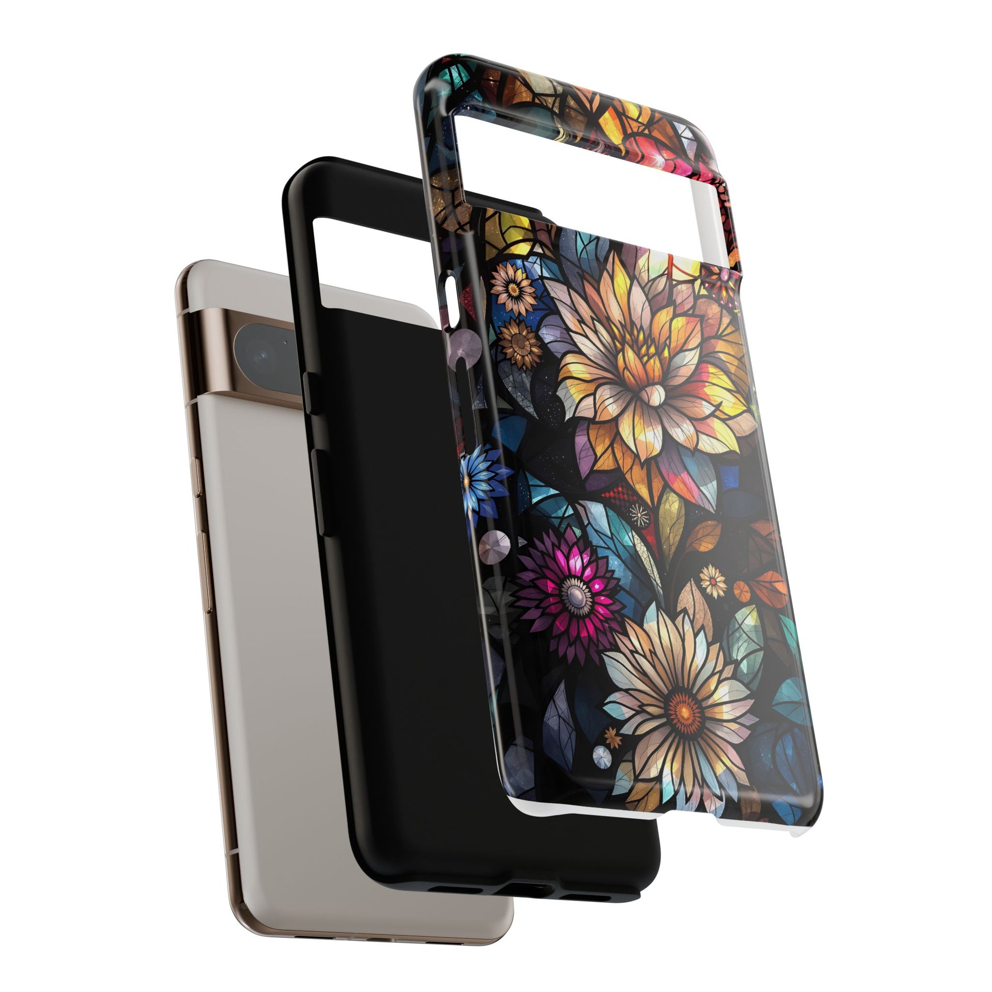 Floral Phone Case - Vibrant Petal Pattern, Tough Protection, Stylish Accessory, Gift for Nature Lovers, Eco-Friendly Design, Floral Art