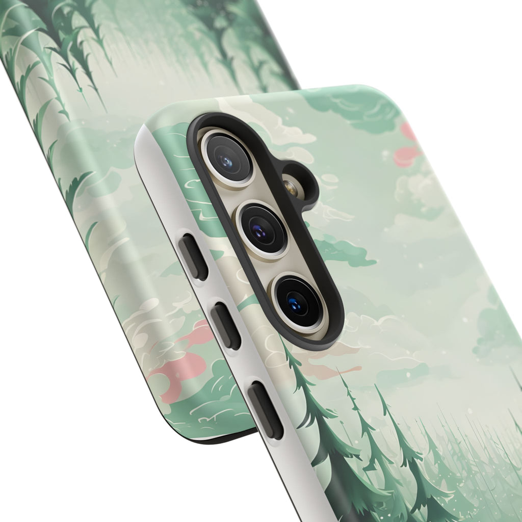 Phone Case, Tough Cover, Whimsical Enchanted Forest, Protective Phone Accessories, Forest Theme Phone Skin