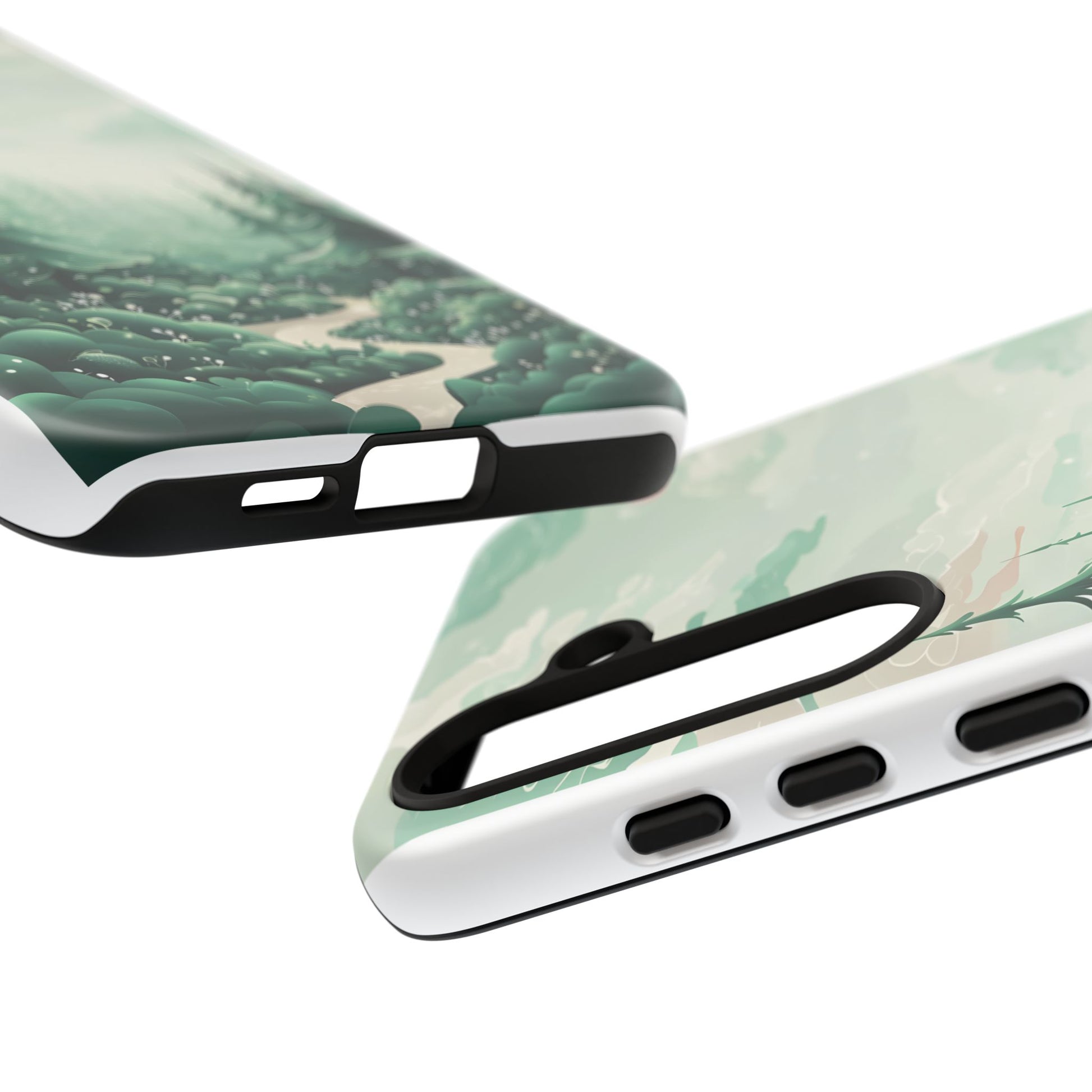 Phone Case, Tough Cover, Whimsical Enchanted Forest, Protective Phone Accessories, Forest Theme Phone Skin