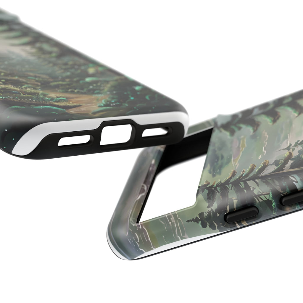 Phone Case, Whimsical Anime Forest Illustration Brimming With Enchantment, Tough Protective Cover, Unique Gift, Trendy