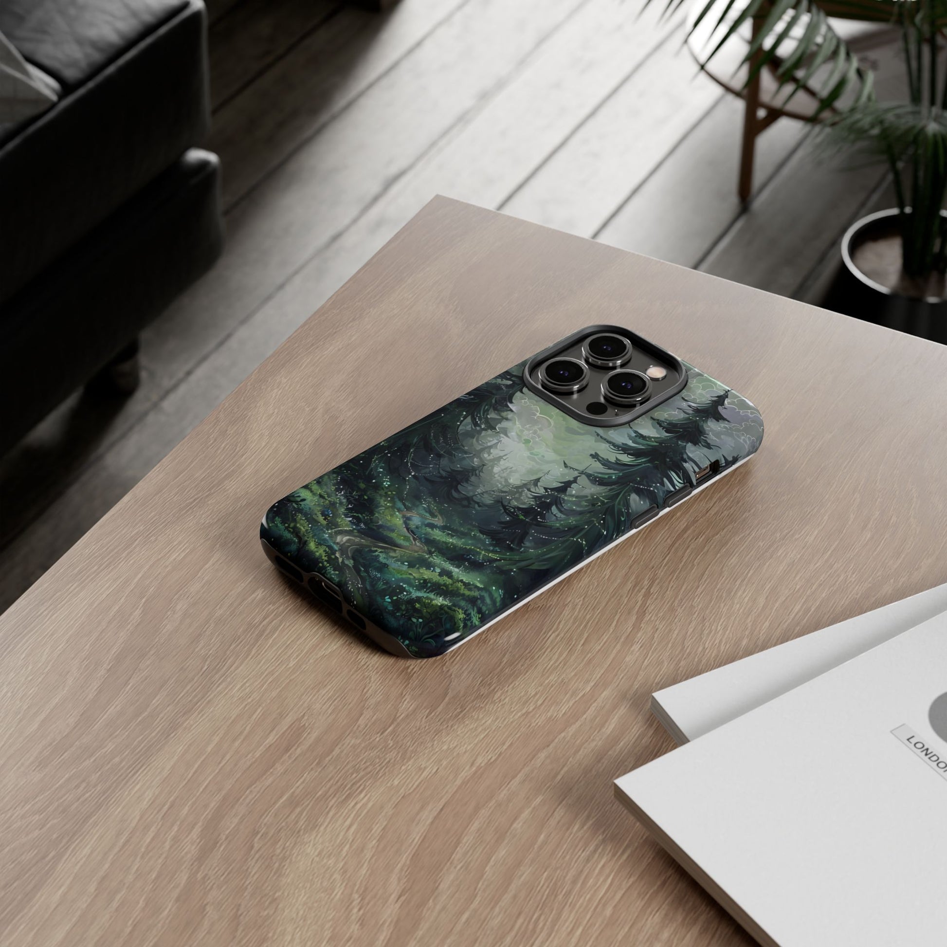 Phone Case, Whimsical Enchanted Forest, Tough Protective Cover, Unique Gift, Trendy