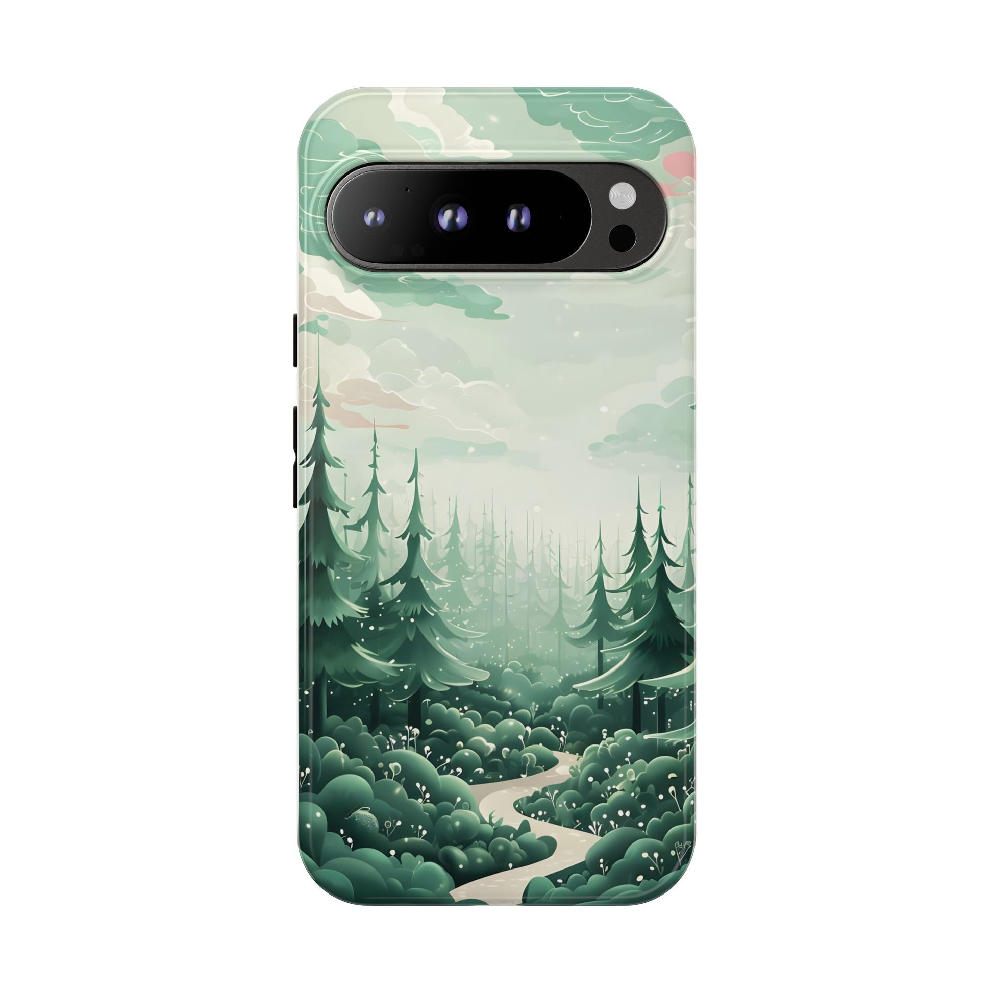 Phone Case, Tough Cover, Whimsical Enchanted Forest, Protective Phone Accessories, Forest Theme Phone Skin