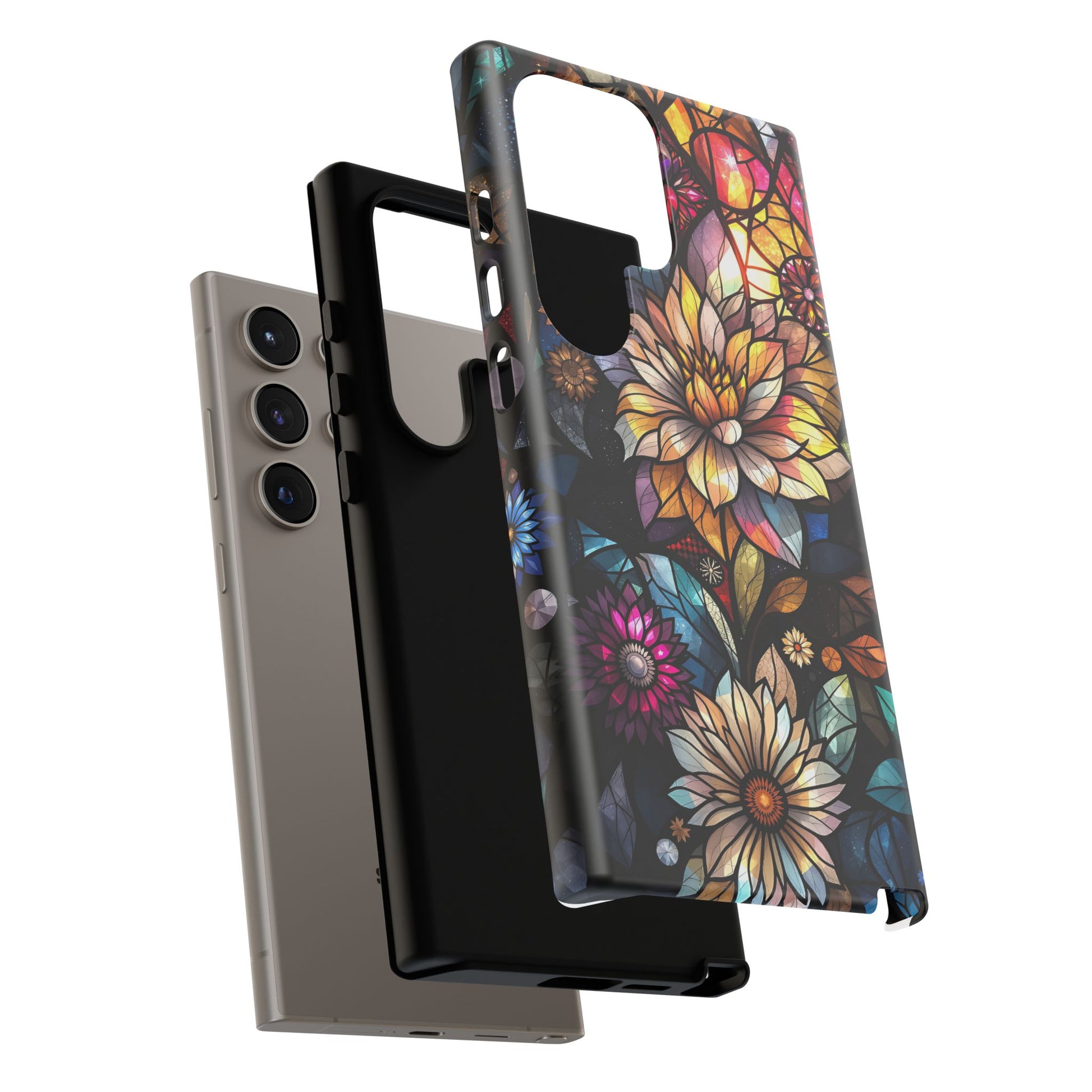 Floral Phone Case - Vibrant Petal Pattern, Tough Protection, Stylish Accessory, Gift for Nature Lovers, Eco-Friendly Design, Floral Art
