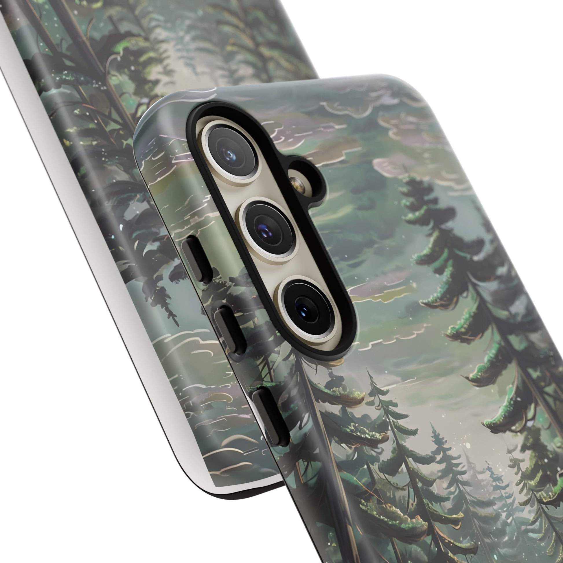 Phone Case, Whimsical Anime Forest Illustration Brimming With Enchantment, Tough Protective Cover, Unique Gift, Trendy