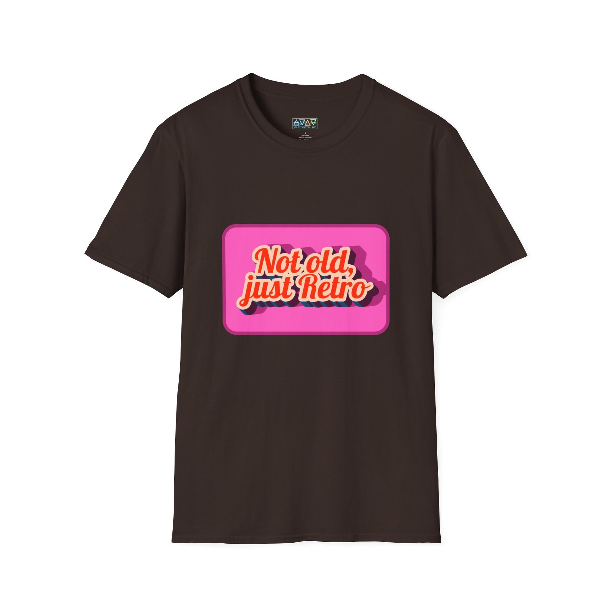 Not old, just Retro Unisex T-Shirt, Funny Vintage Style Tee, Cool Graphic Shirt, Midlife, Classic Apparel