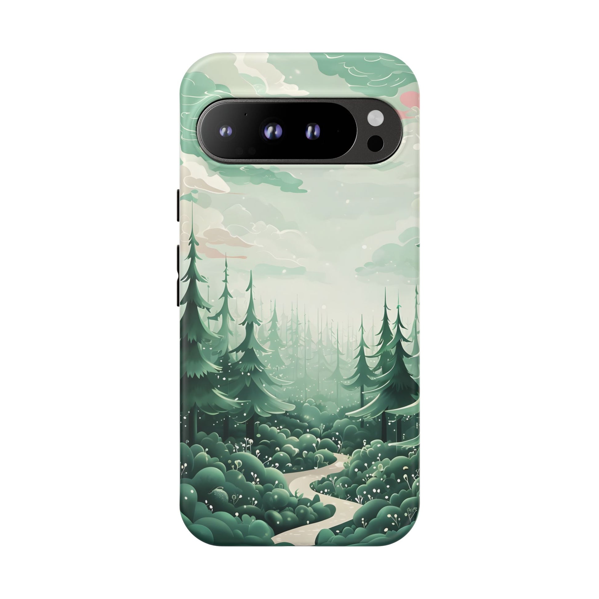 Phone Case, Tough Cover, Whimsical Enchanted Forest, Protective Phone Accessories, Forest Theme Phone Skin