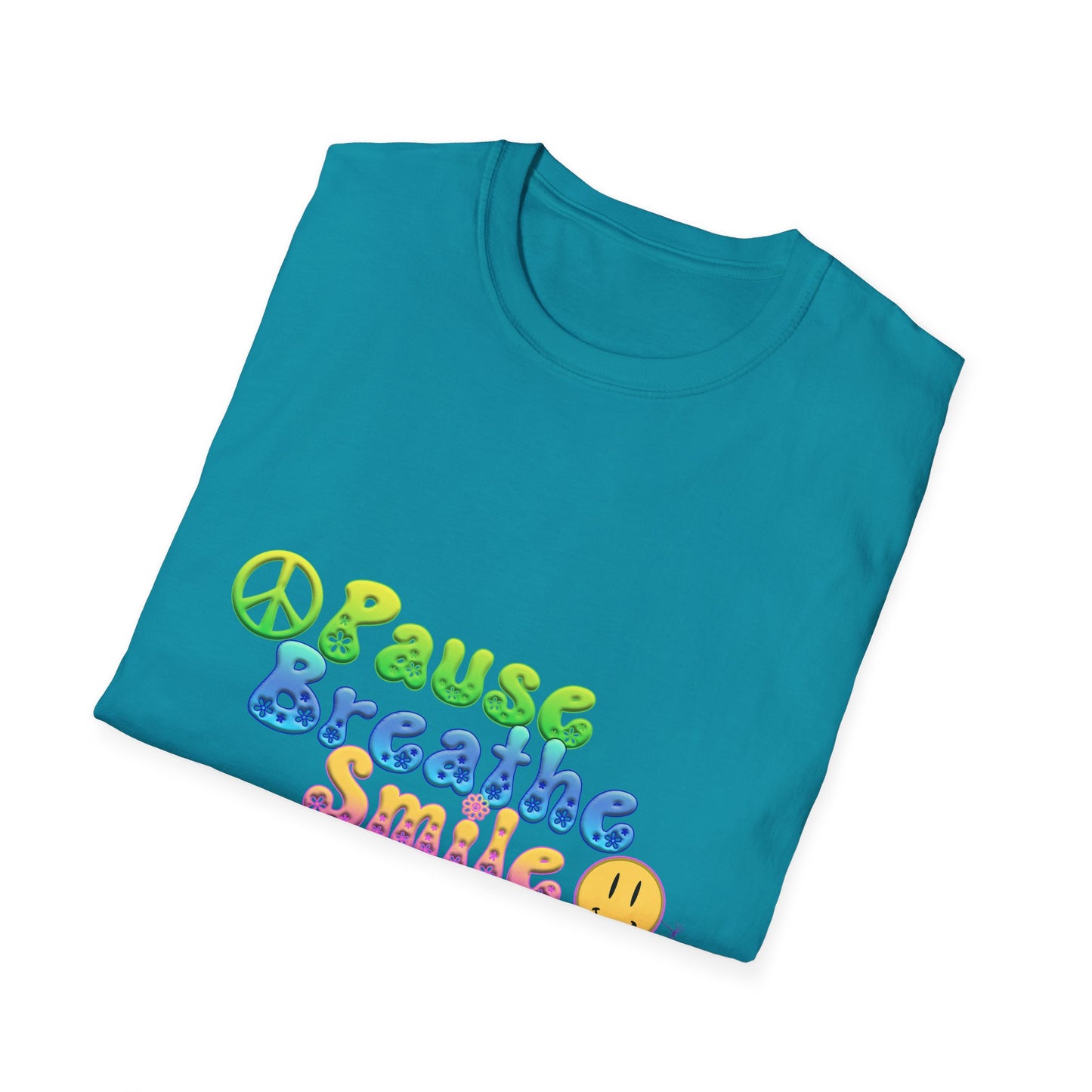 Meditation Reminder Tee, Mindfulness Shirt, Relaxation Tshirt, Yoga Top, Self Care Apparel, Inspirational Quote Clothing