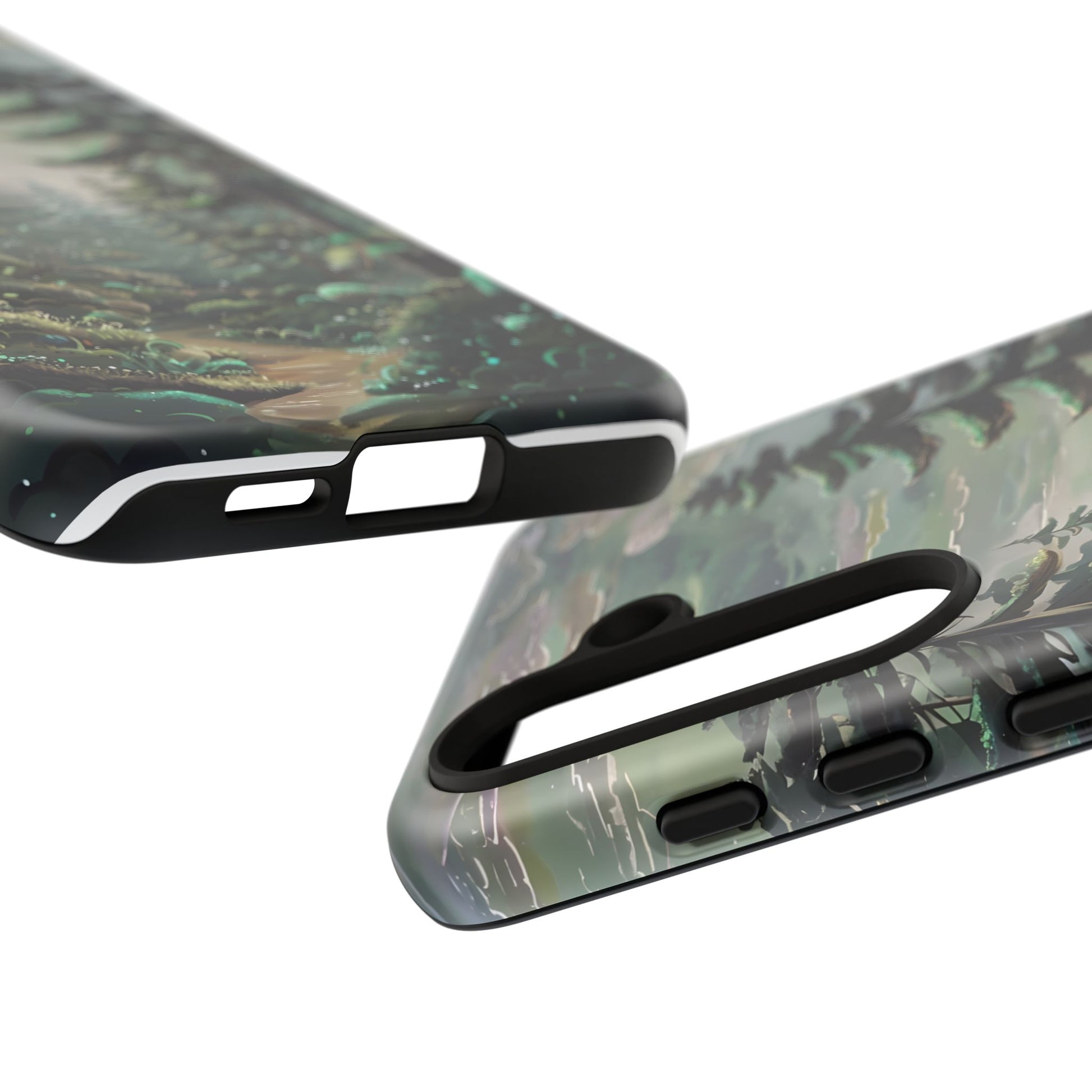 Phone Case, Whimsical Anime Forest Illustration Brimming With Enchantment, Tough Protective Cover, Unique Gift, Trendy