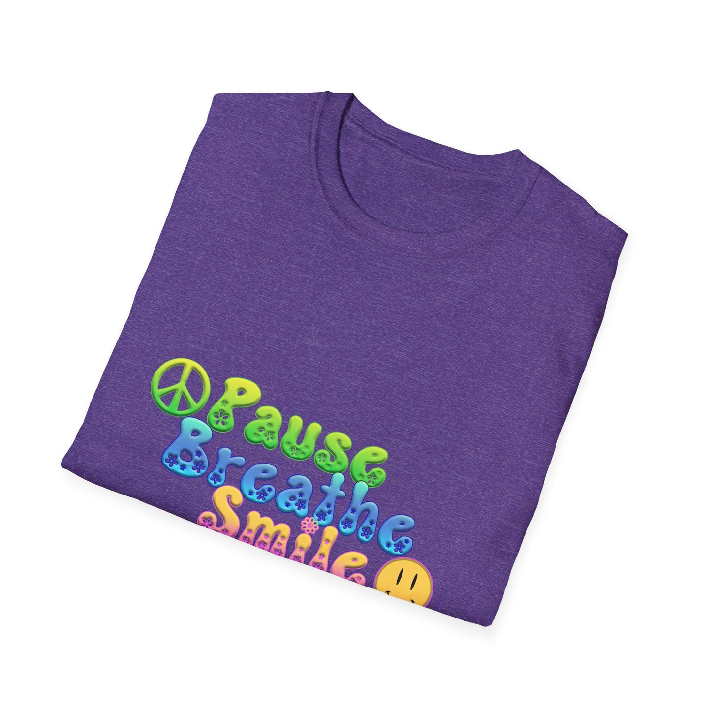 Meditation Reminder Tee, Mindfulness Shirt, Relaxation Tshirt, Yoga Top, Self Care Apparel, Inspirational Quote Clothing