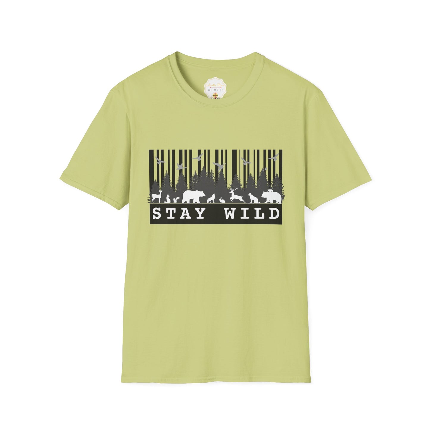 Nature-Tech Unisex T-Shirt - Minimalist Digital Artwork Design