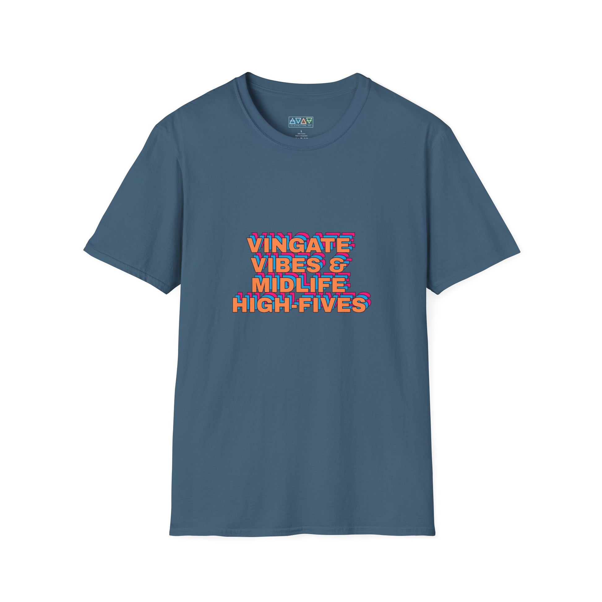 Vintage Vibes Unisex T-Shirt, Retro Tee, Midlife High-Fives Shirt, 70s Inspired Top, Nostalgic Graphic Tee