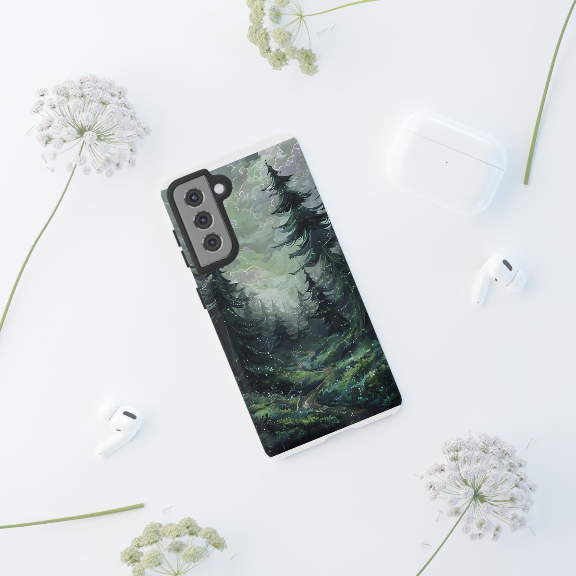 Phone Case, Whimsical Enchanted Forest, Tough Protective Cover, Unique Gift, Trendy