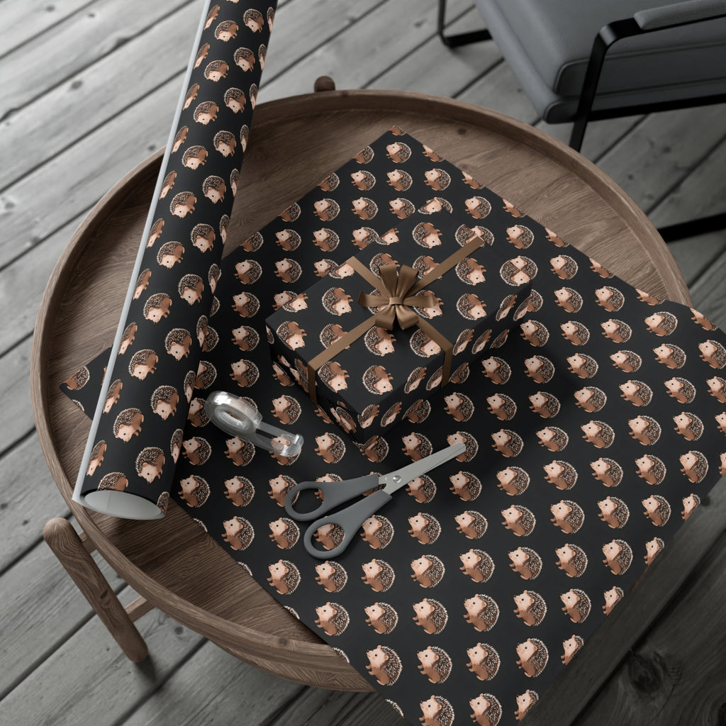 Gift Wrap Papers, Wrapping Paper with Cute Hedgehogs - Perfect for Gifts, Birthdays, Holidays, DIY Projects, Scrapbooking