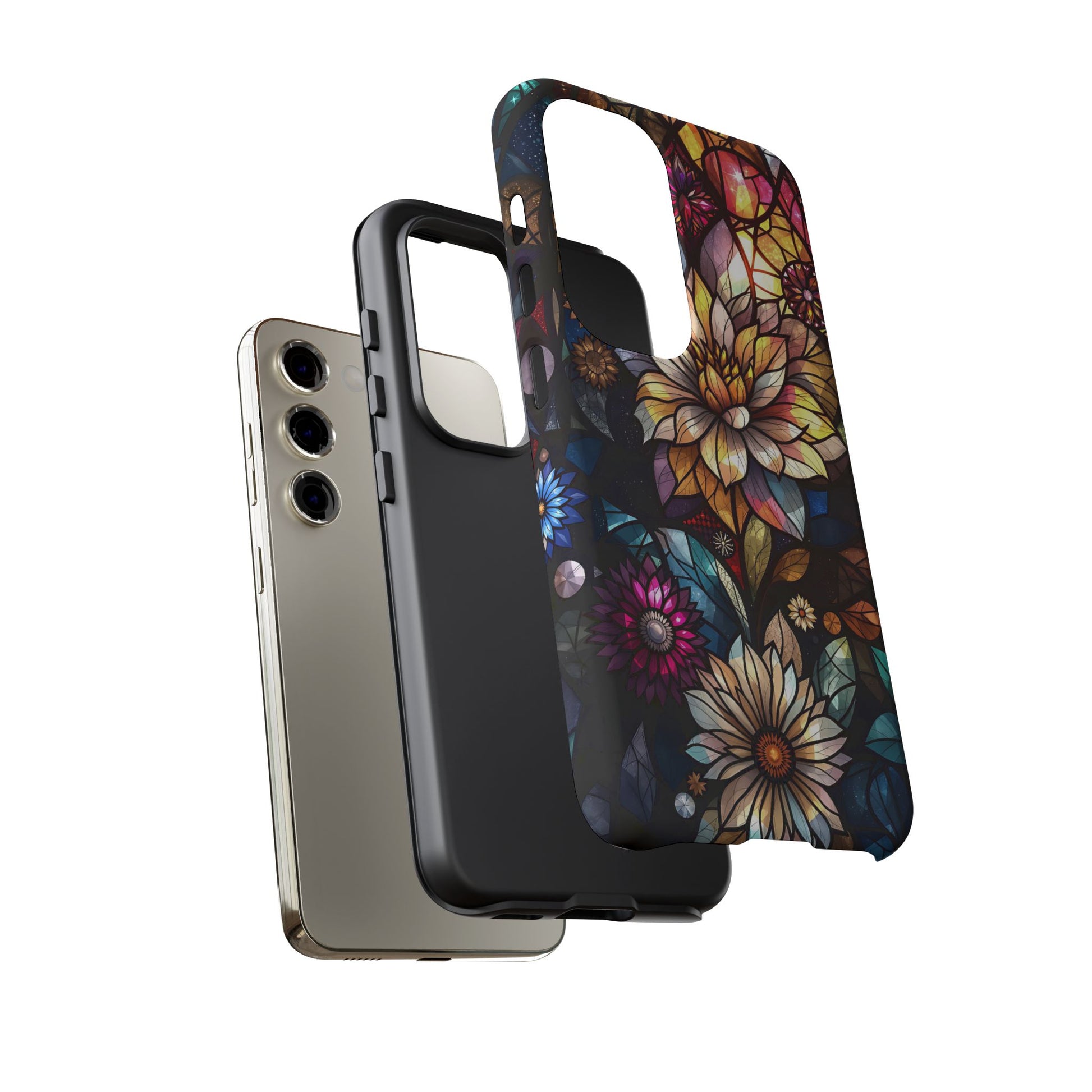 Floral Phone Case - Vibrant Petal Pattern, Tough Protection, Stylish Accessory, Gift for Nature Lovers, Eco-Friendly Design, Floral Art