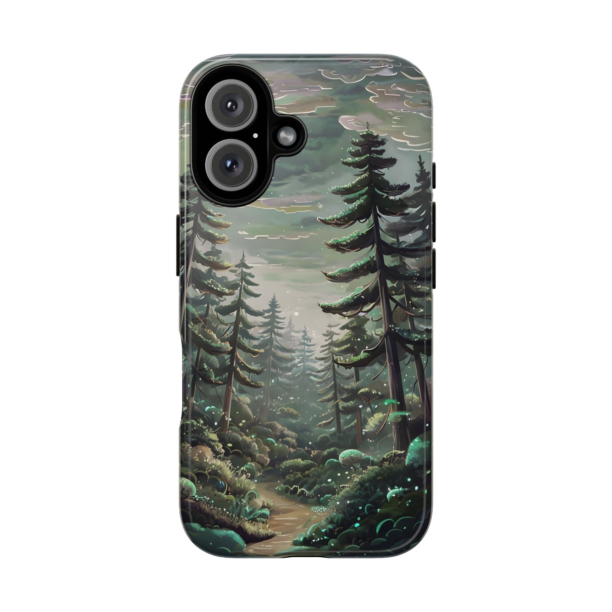 Phone Case, Whimsical Anime Forest Illustration Brimming With Enchantment, Tough Protective Cover, Unique Gift, Trendy