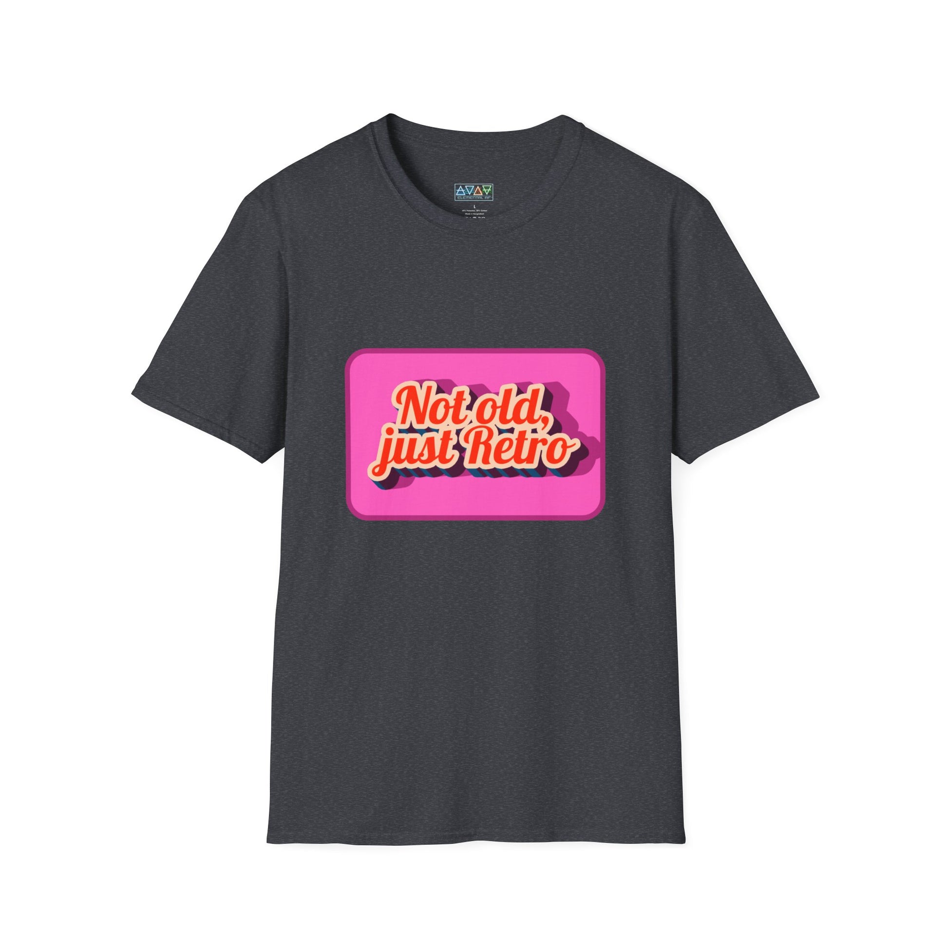 Not old, just Retro Unisex T-Shirt, Funny Vintage Style Tee, Cool Graphic Shirt, Midlife, Classic Apparel