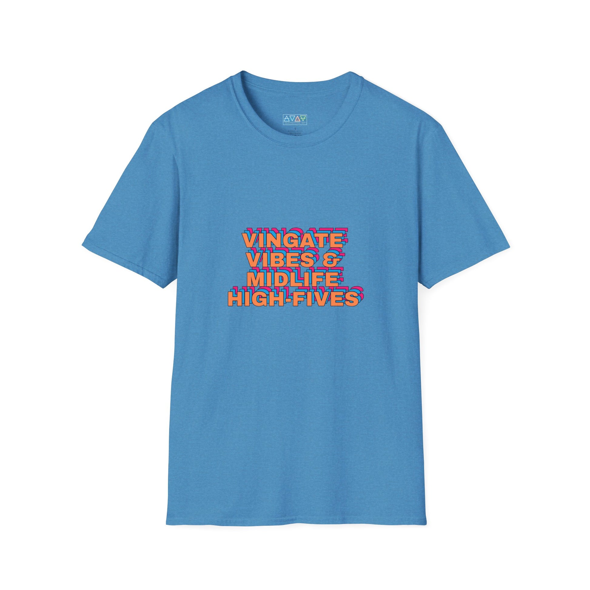 Vintage Vibes Unisex T-Shirt, Retro Tee, Midlife High-Fives Shirt, 70s Inspired Top, Nostalgic Graphic Tee