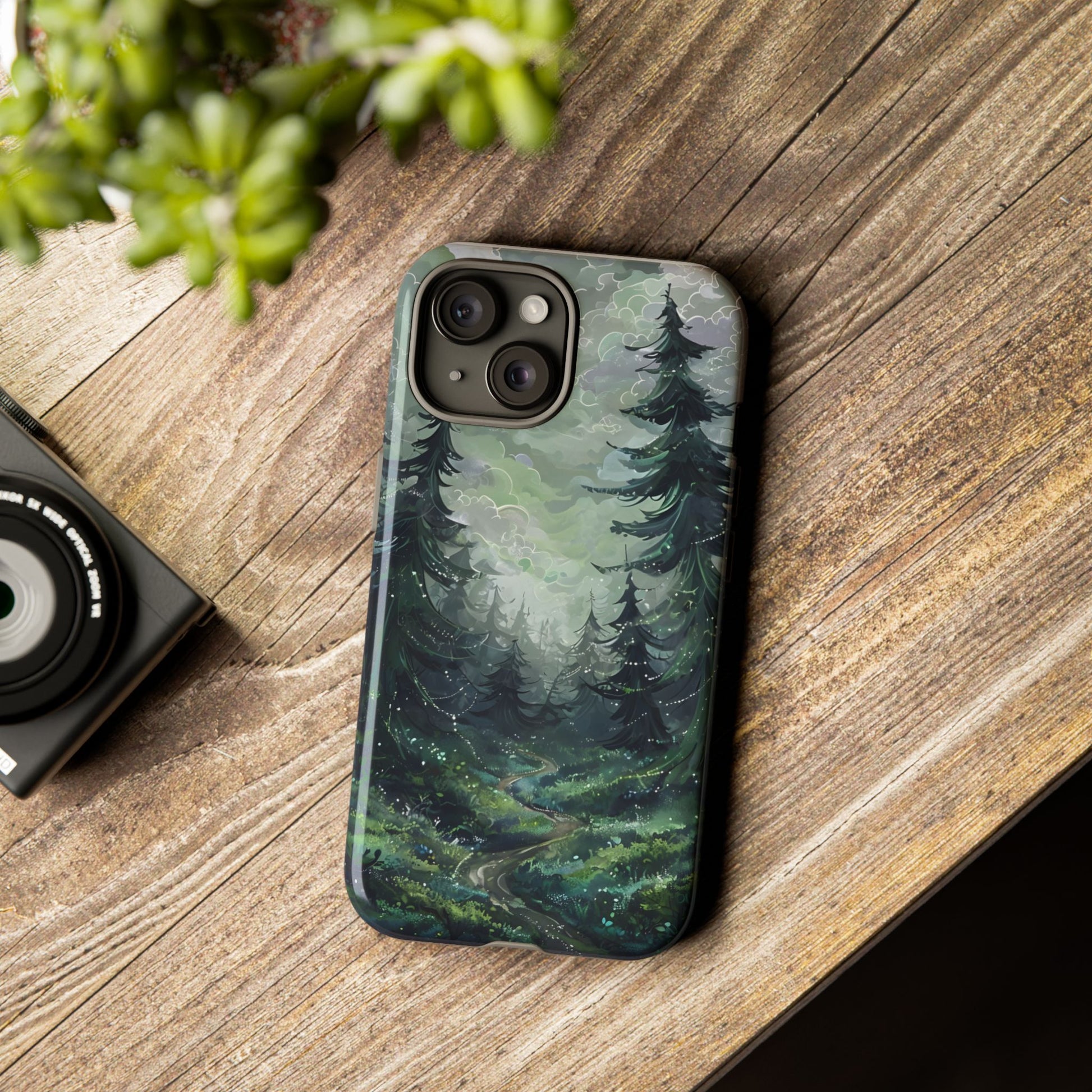 Phone Case, Whimsical Enchanted Forest, Tough Protective Cover, Unique Gift, Trendy