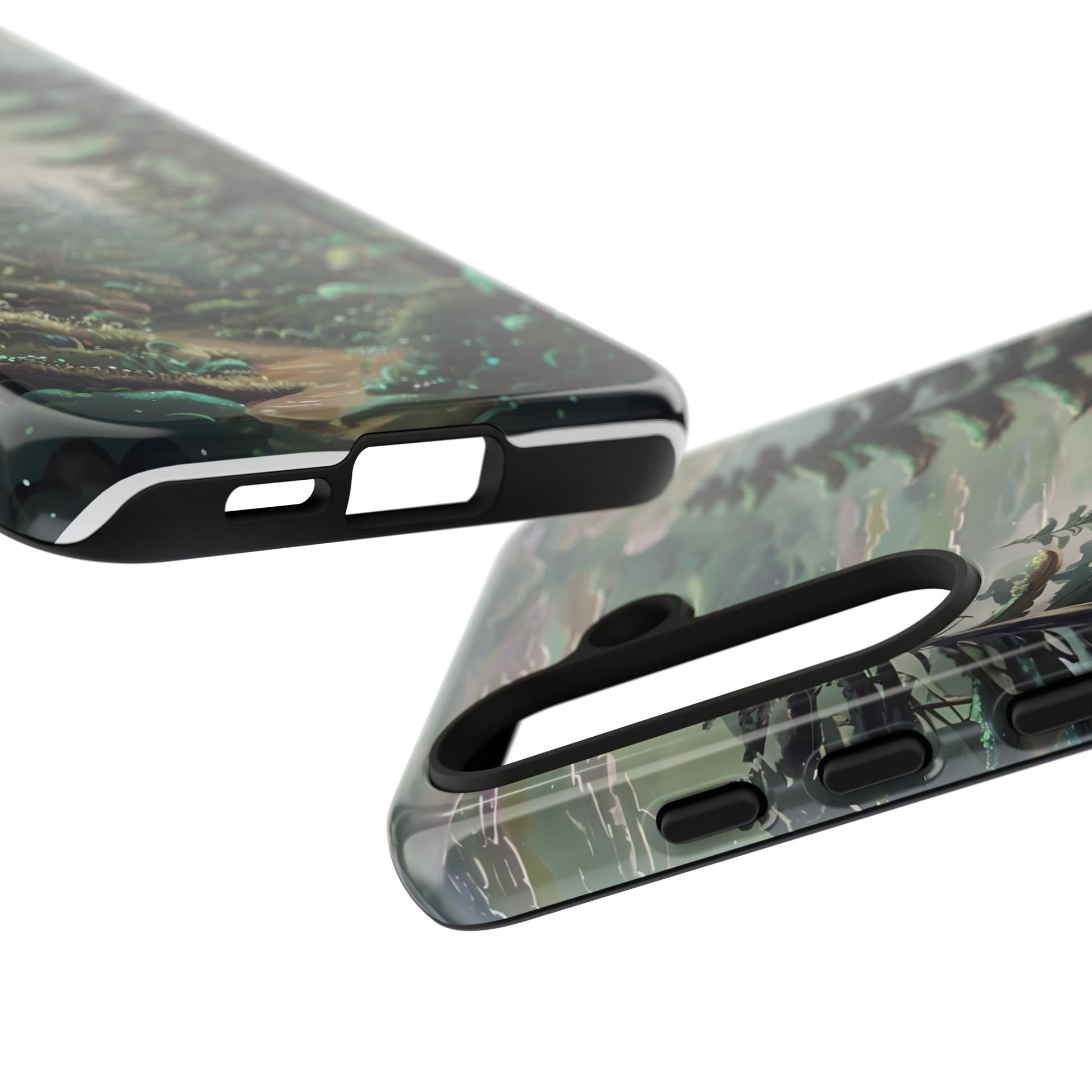 Phone Case, Whimsical Anime Forest Illustration Brimming With Enchantment, Tough Protective Cover, Unique Gift, Trendy