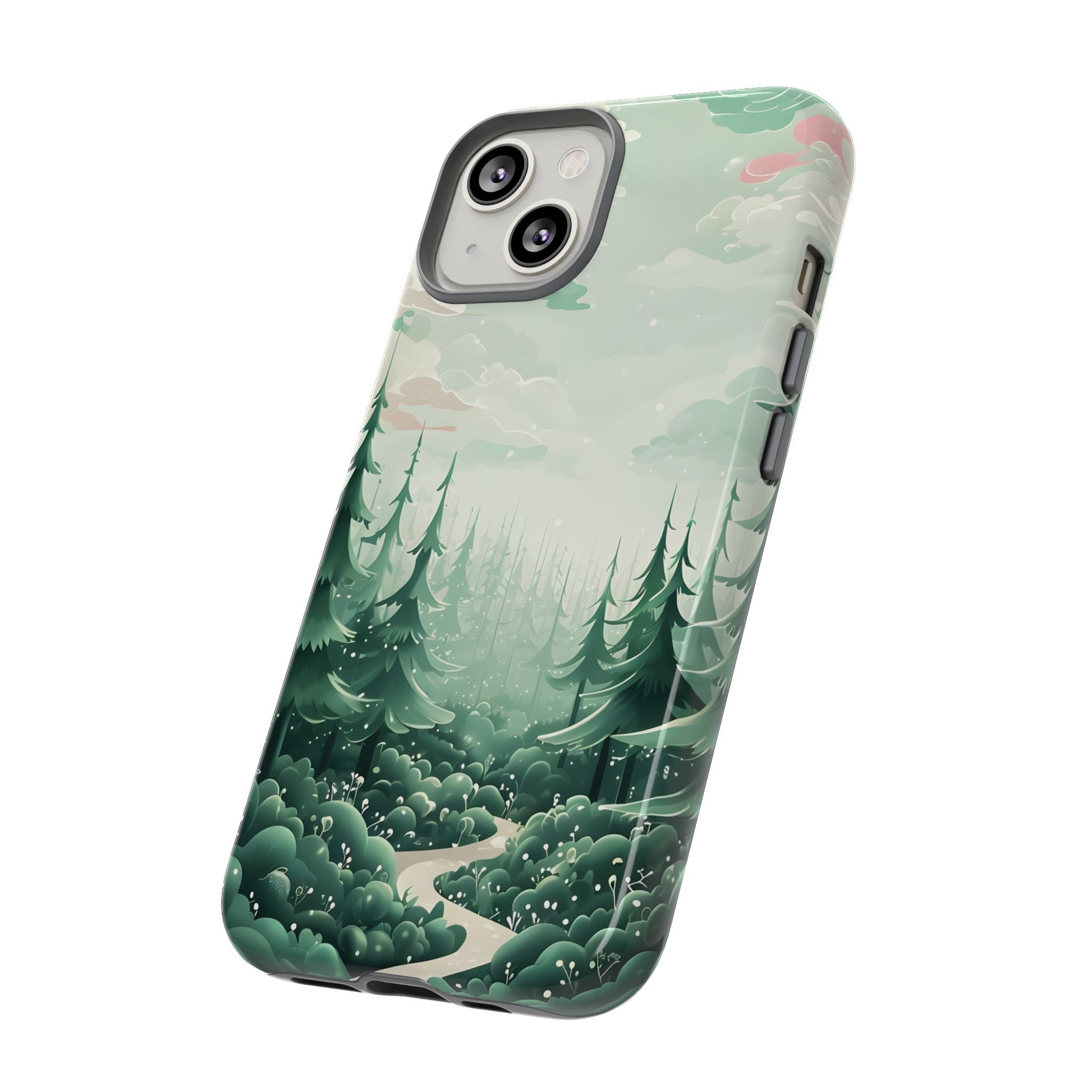 Phone Case, Tough Cover, Whimsical Enchanted Forest, Protective Phone Accessories, Forest Theme Phone Skin