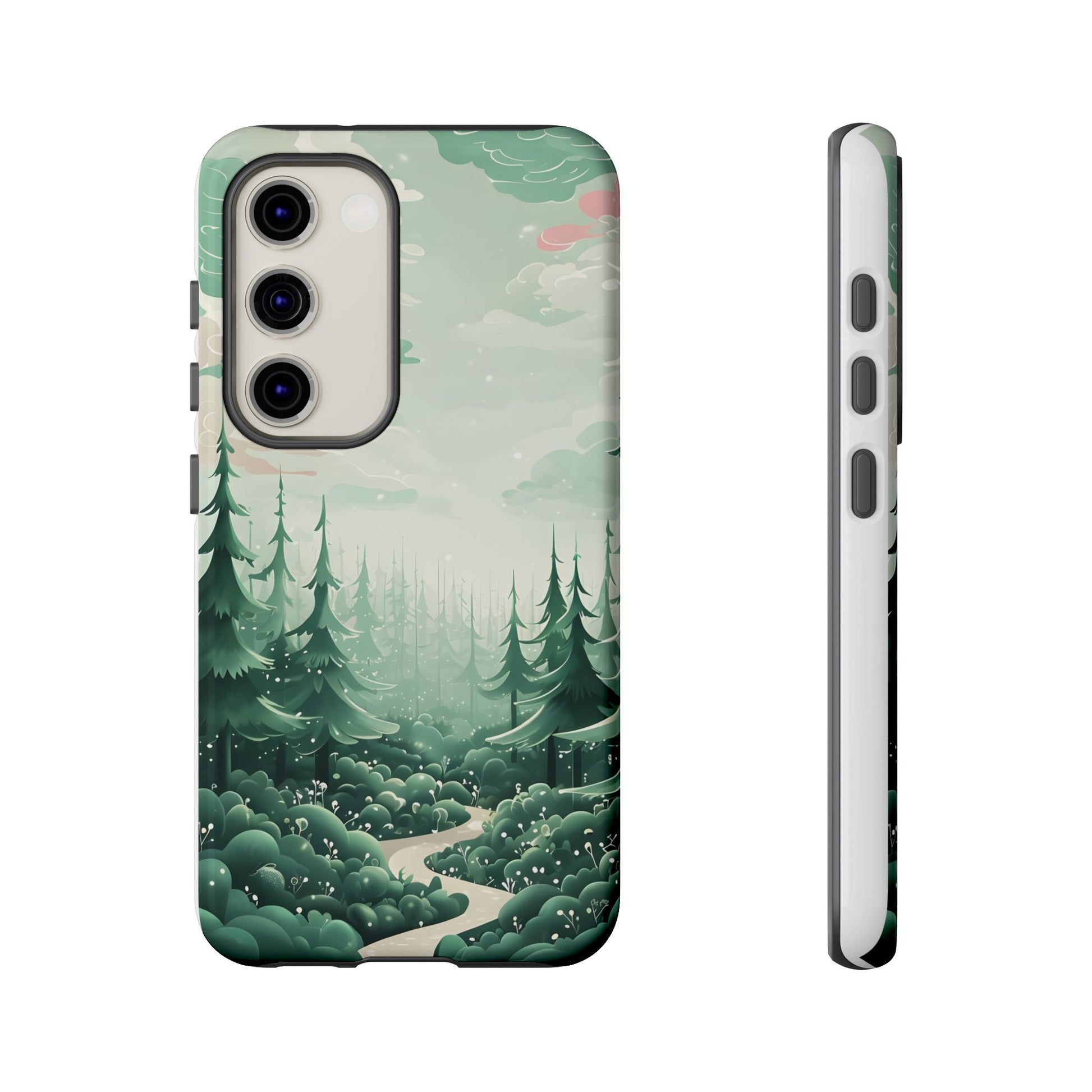 Phone Case, Tough Cover, Whimsical Enchanted Forest, Protective Phone Accessories, Forest Theme Phone Skin